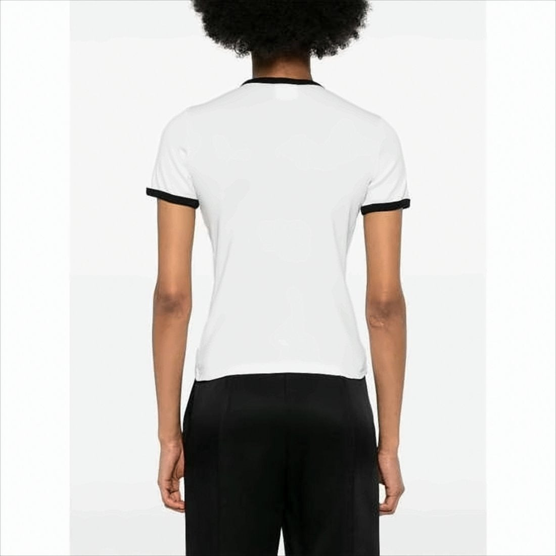 Short-Sleeved T-Shirt with Contrasting Trim