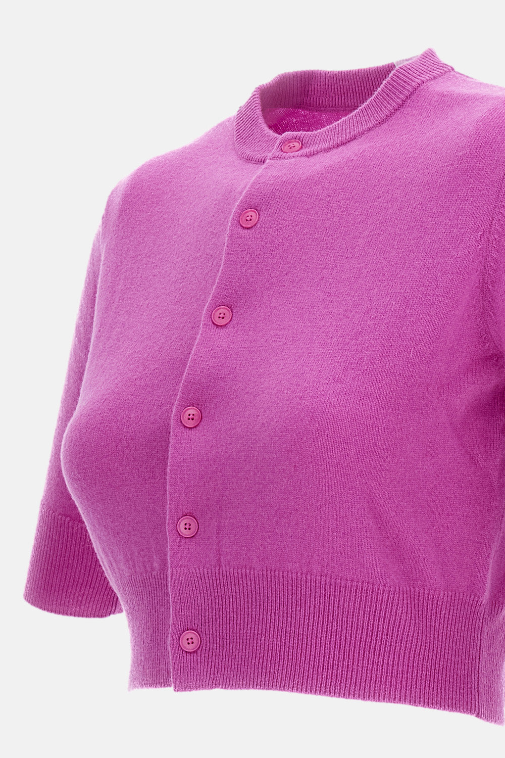 Oleander Pink N.474 Super Little Cropped Cardigan