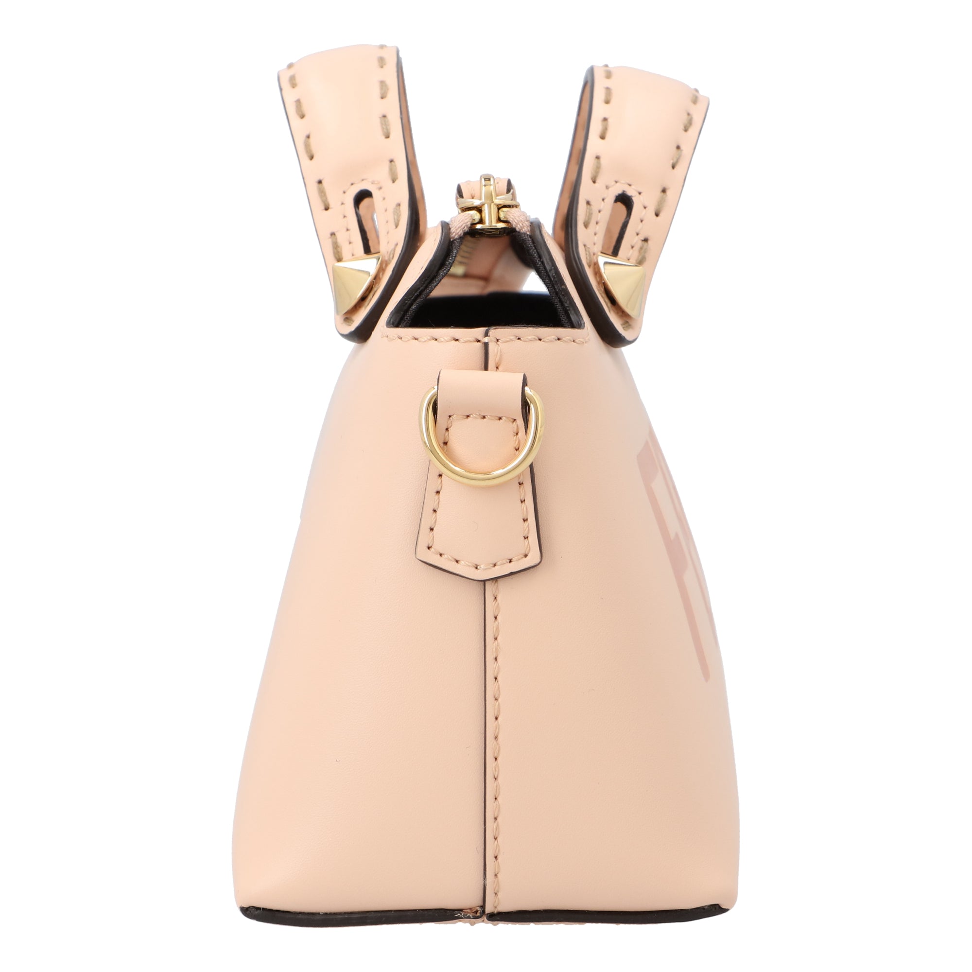 Structured Mini Handbag In Smooth Calfskin With Gold-Tone Hardware