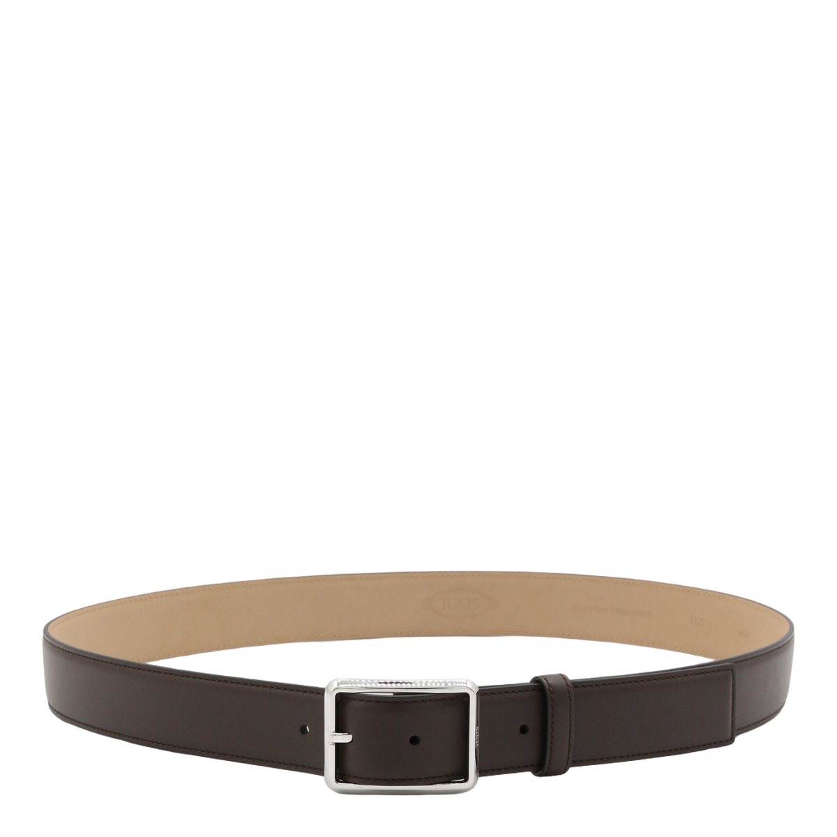 Dark Brown Leather Belt