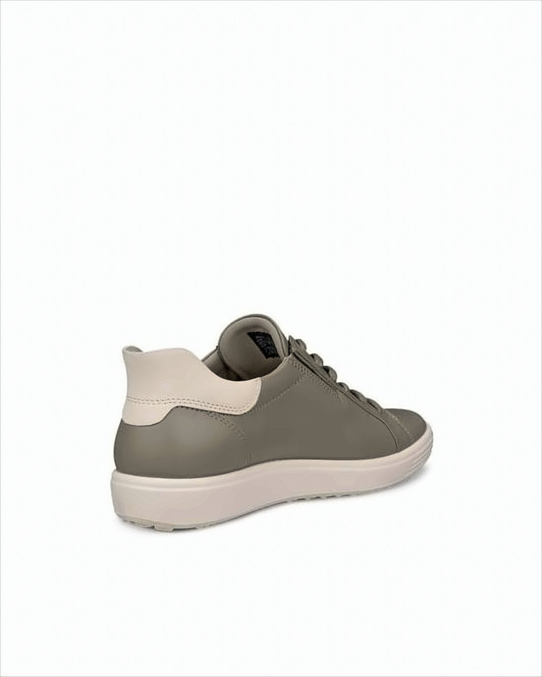 Minimalist Olive Green Leather Sneakers