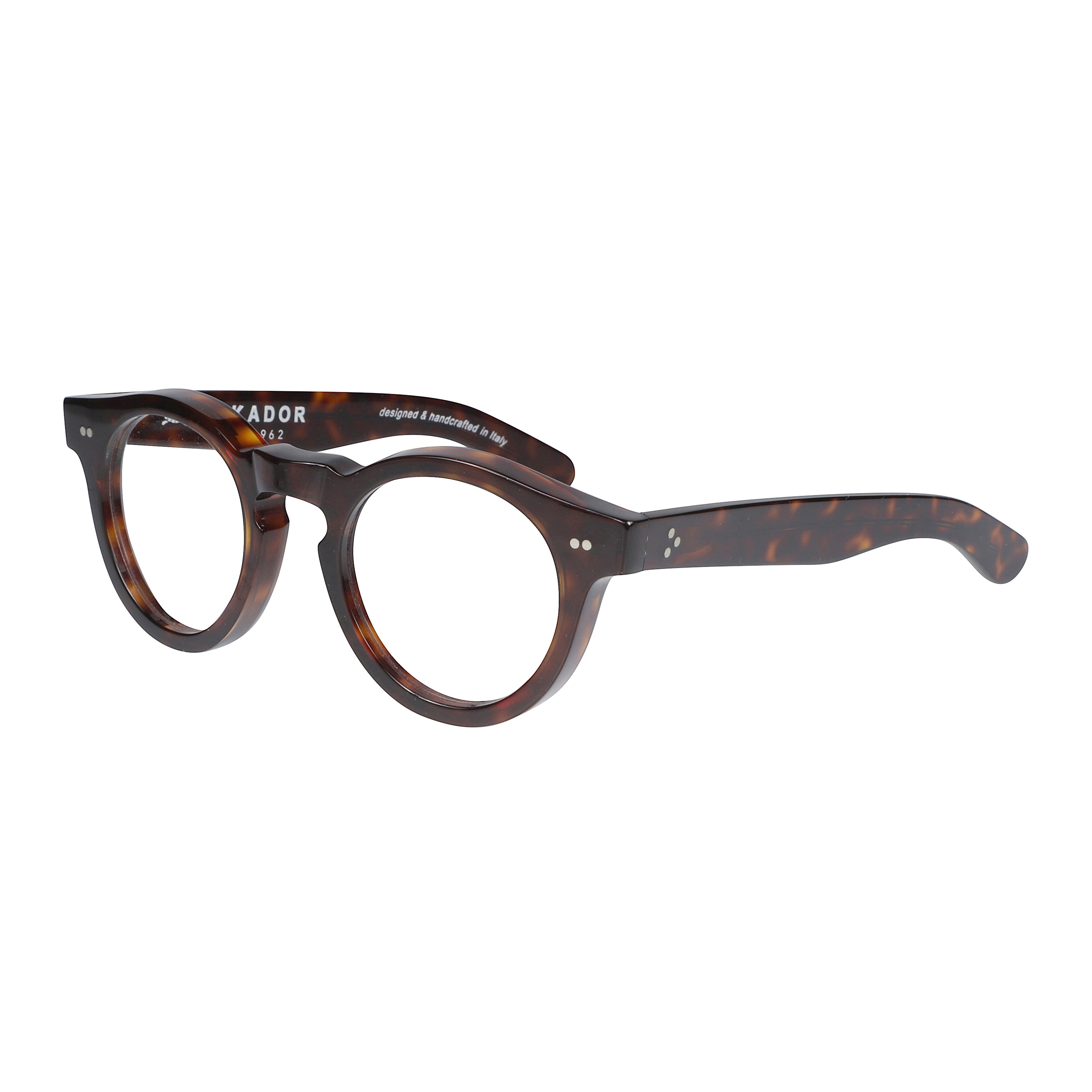 Mondo Classic Round Frame Tortoiseshell Sunglasses with Keyhole Bridge