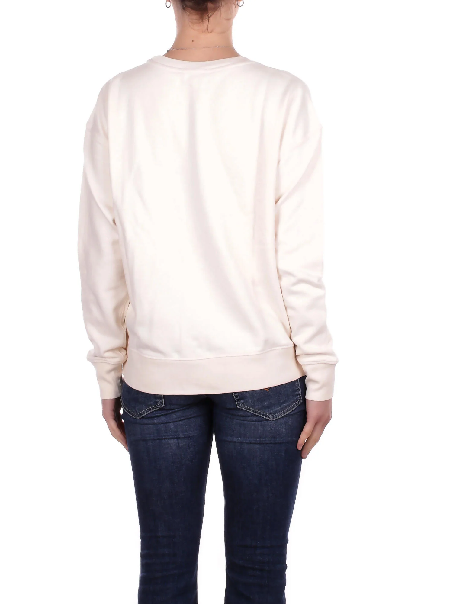 Relaxed Fit Crew Neck Sweatshirt with Graphic Print