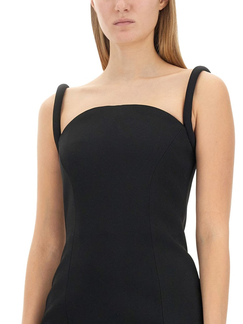 Rolled Midi Dress