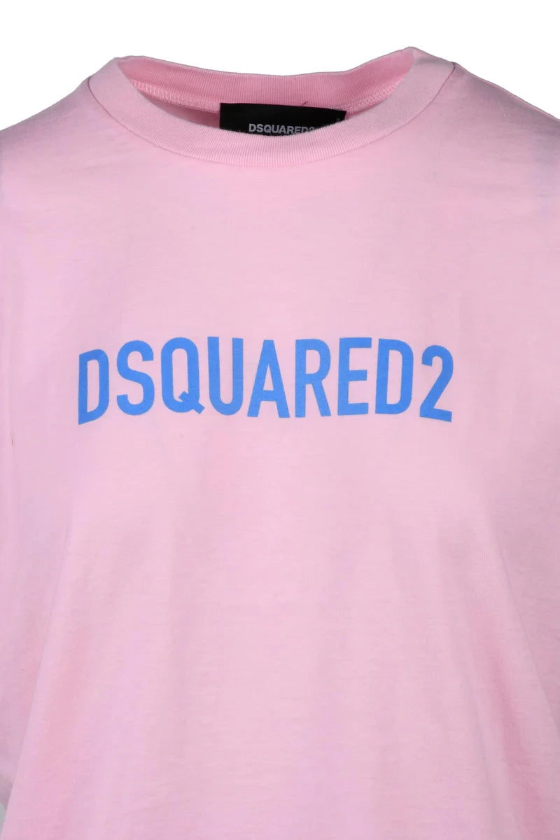 Crew Neck T-shirt - Pink