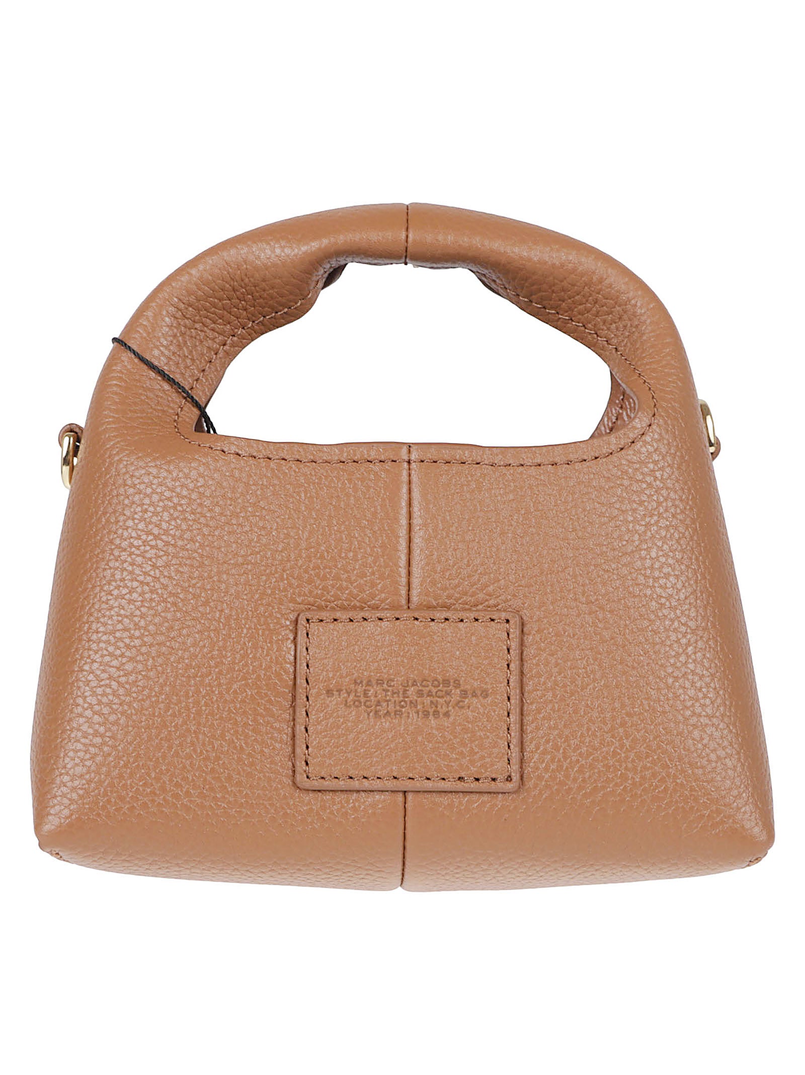 Miniature Pebbled Leather Sack Handbag