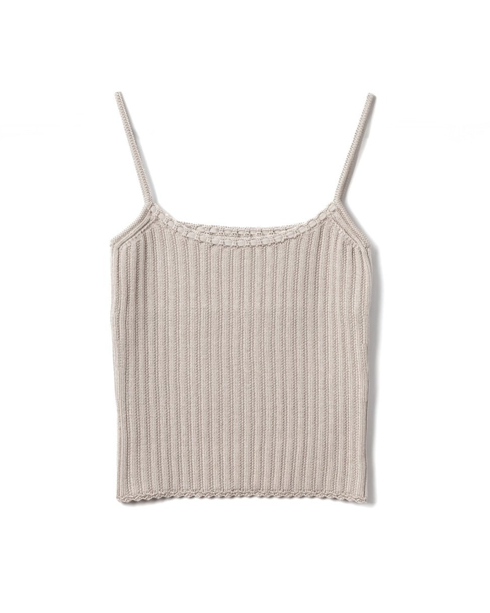 Ribbed Viscose Tank Top