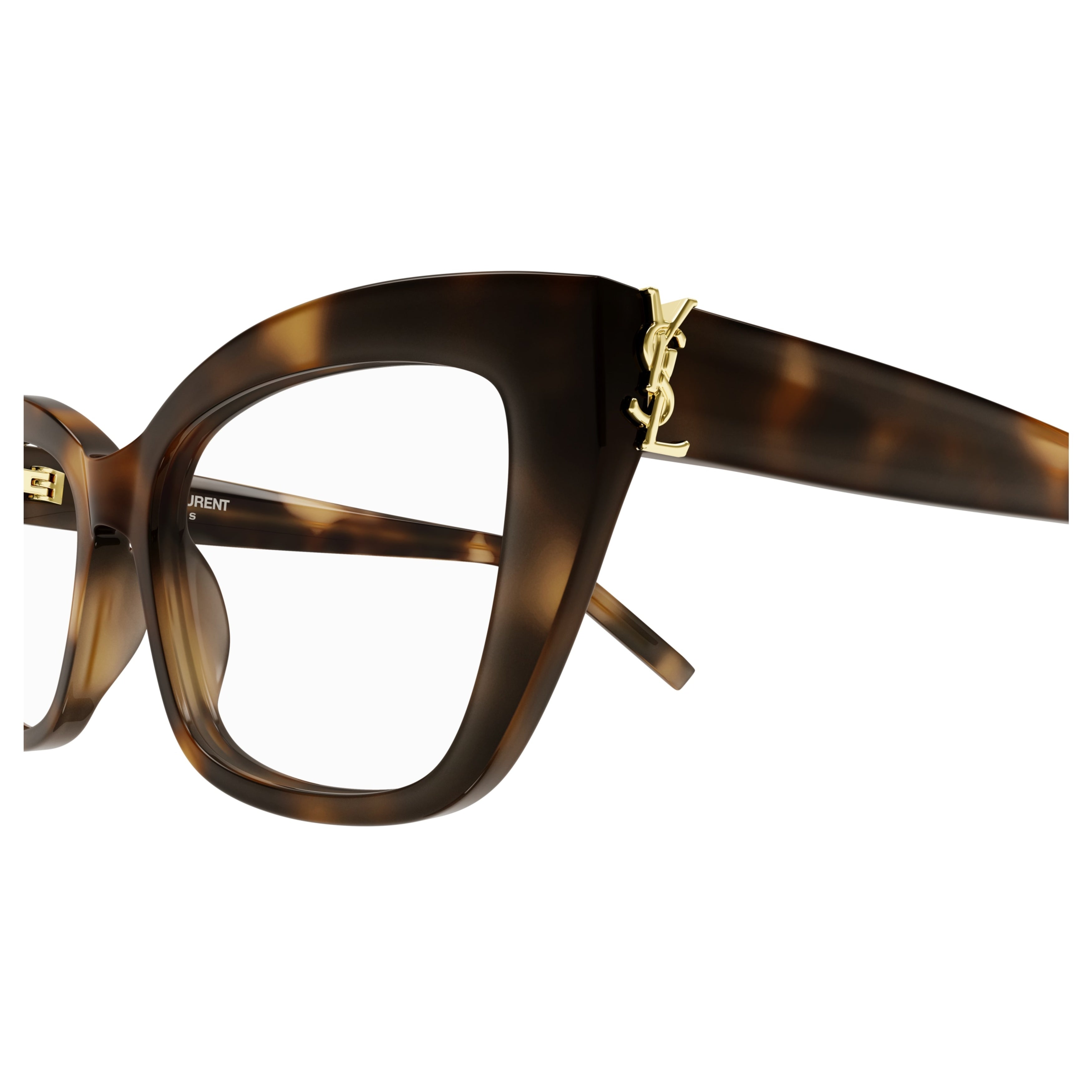 Sl M117 Oversized Square Tortoiseshell Eyeglasses