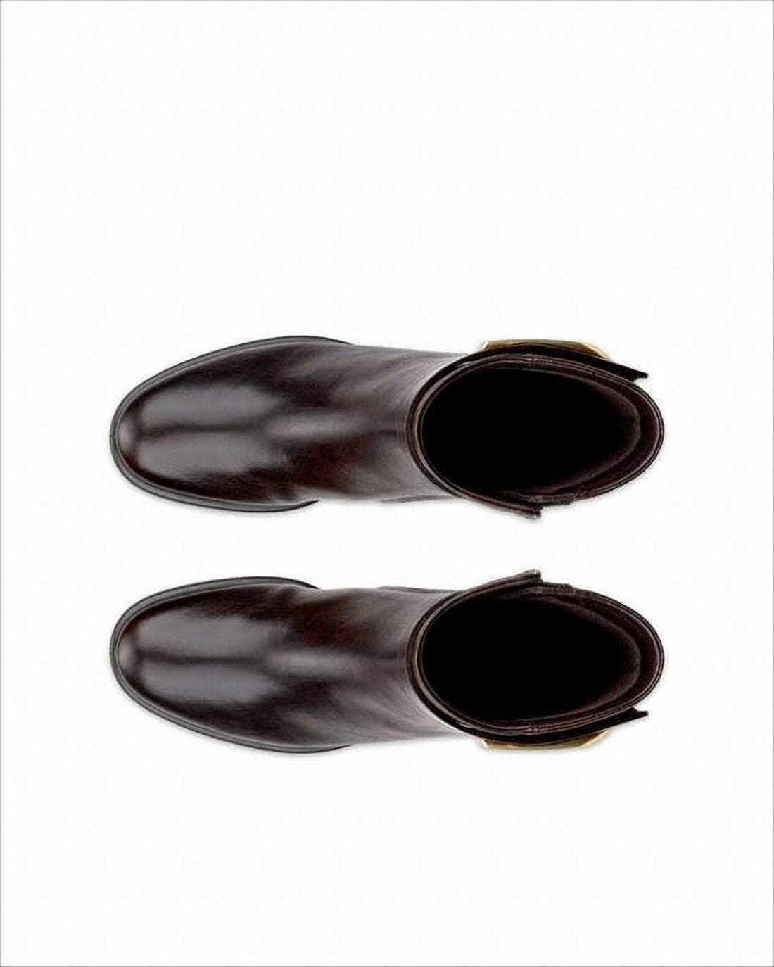 Smooth Leather Ankle Boots