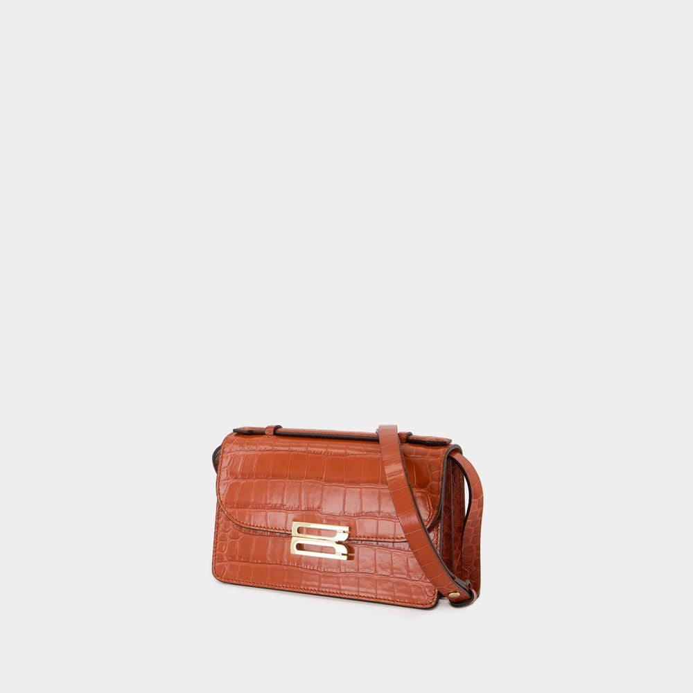 The Mini Dorian Crossbody - Leather - Red