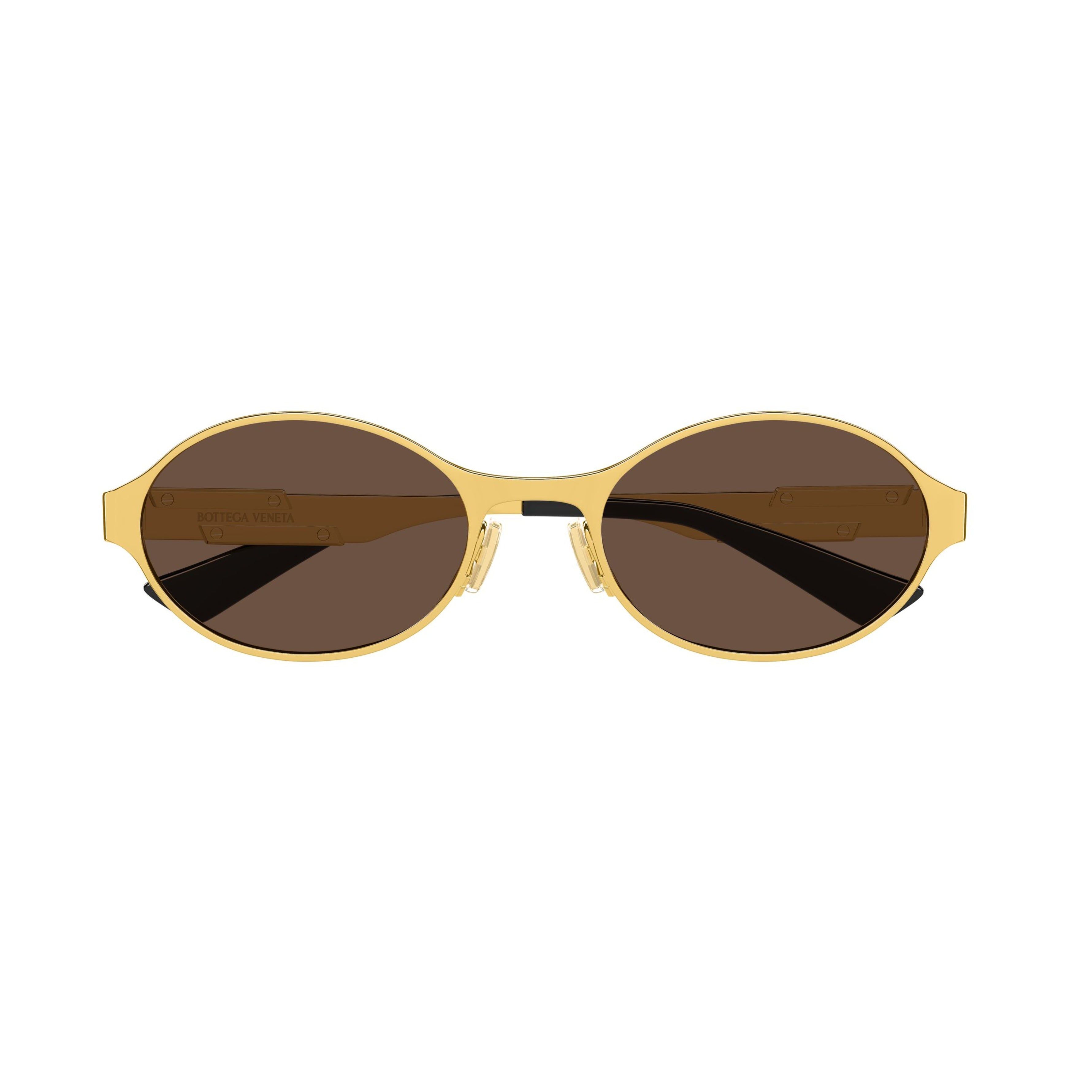 Bv1456s Oval Metallic Gold Sunglasses