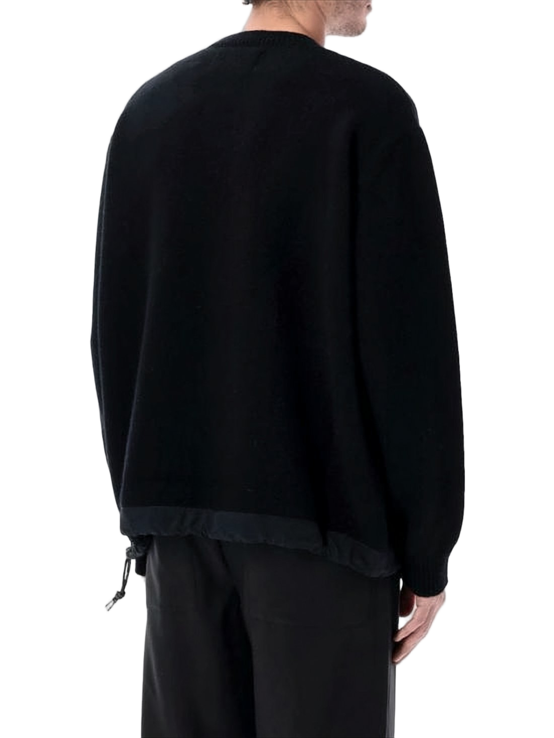 Relaxed Fit Black Sweater