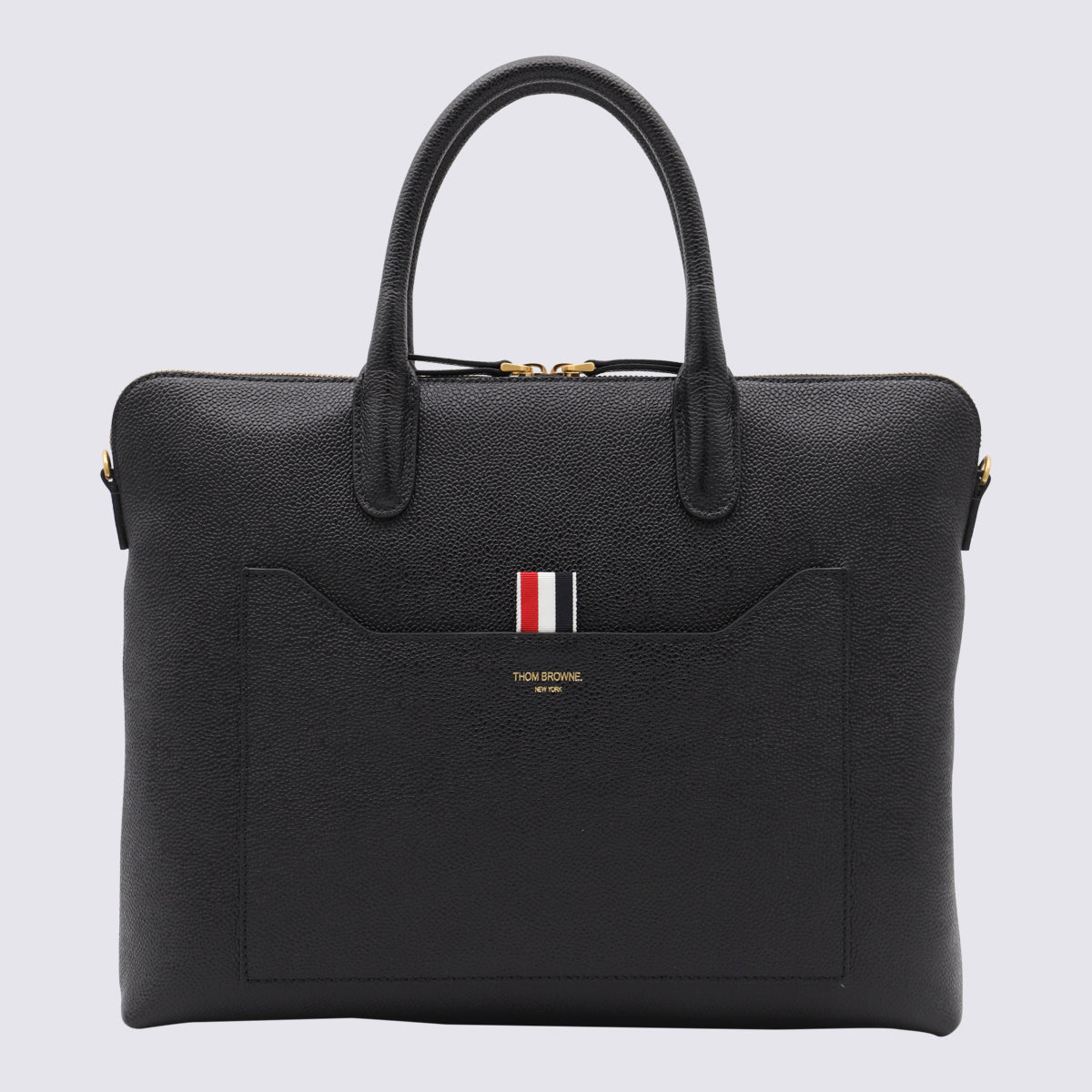Black Top Handle Bag
