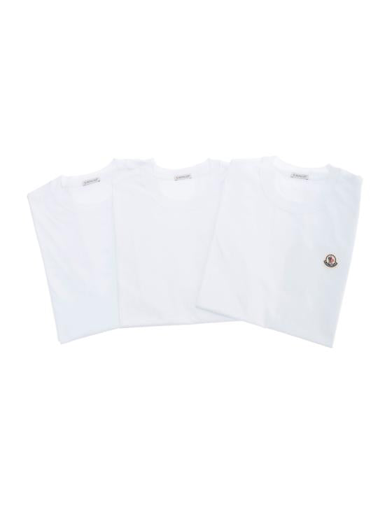Moncler White Short-Sleeve T-Shirt