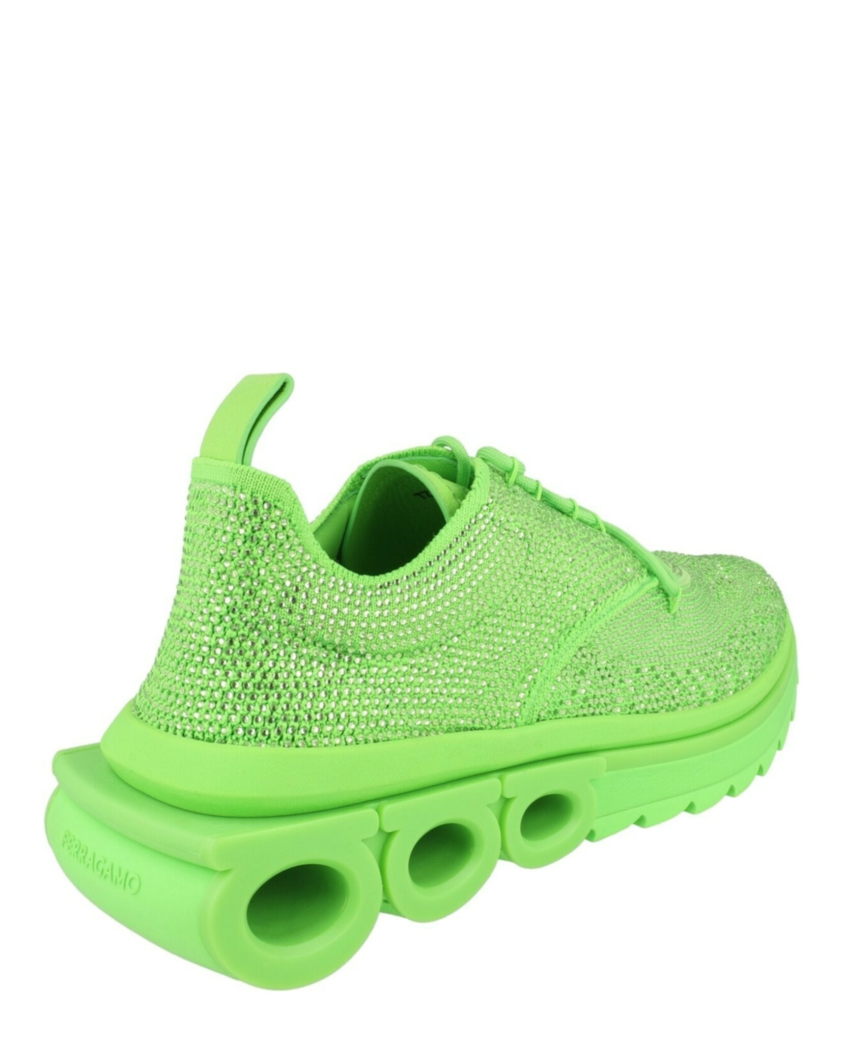 Gancini Knit Low-Top Sneakers