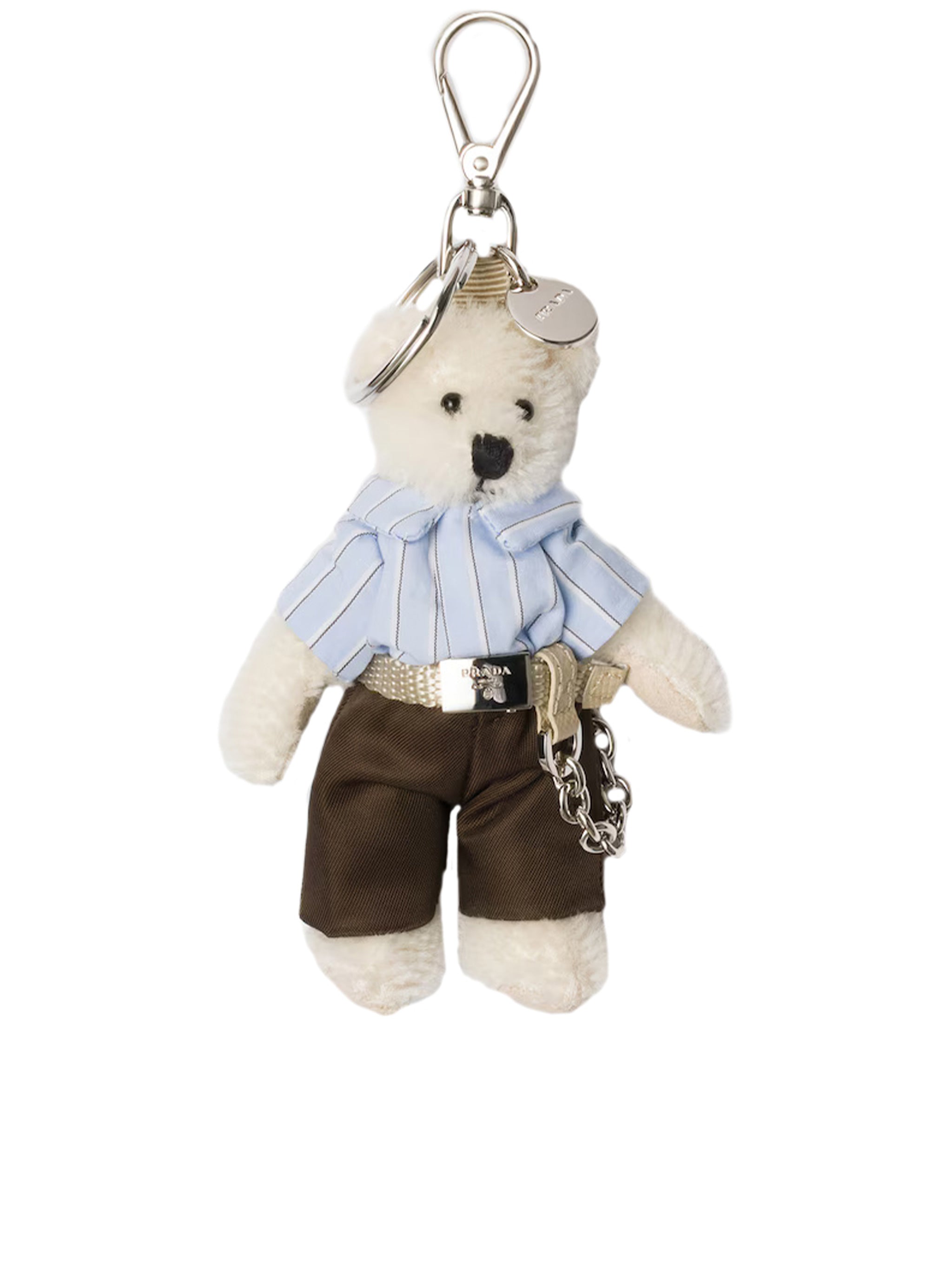White Trick Orsetto Plush Teddy Keyrings