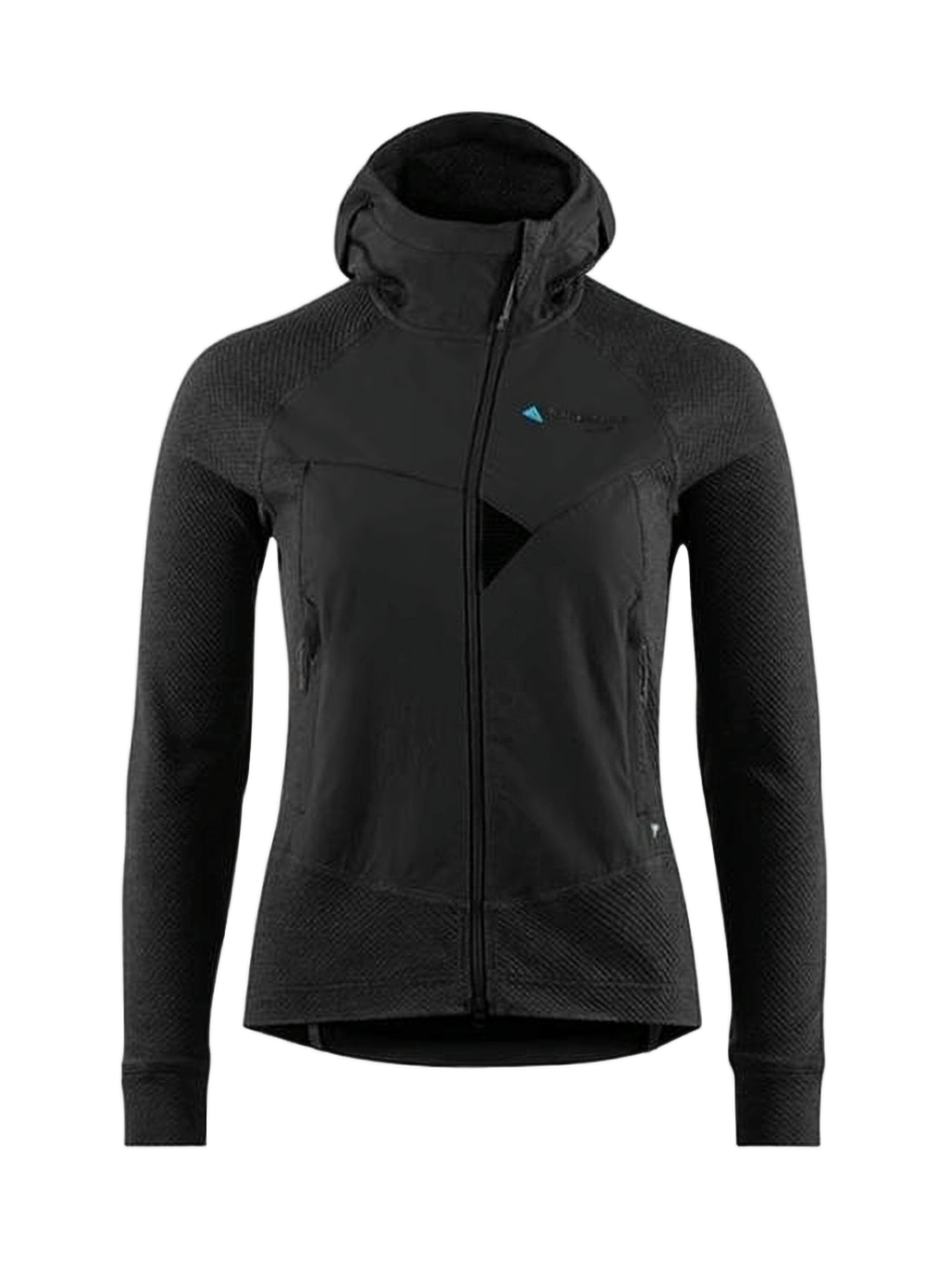Fitted Black Hooded KLATTERMUSEN Jacket