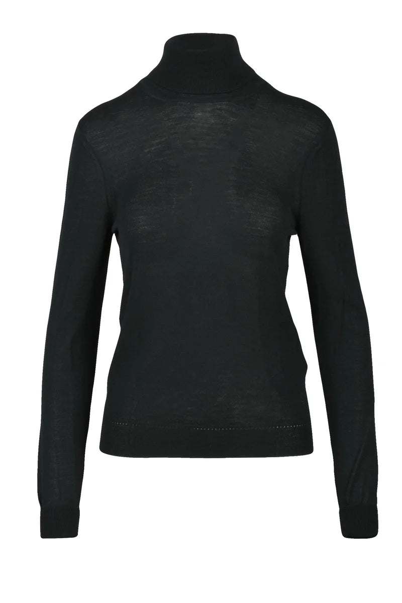 Women's Turtleneck Sweater - Black