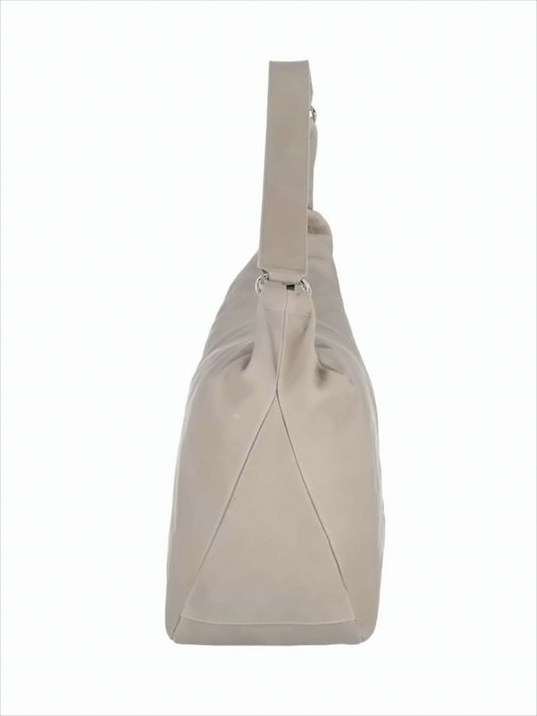 Minimalist Leather Shoulder Bag with Adjustable Strap