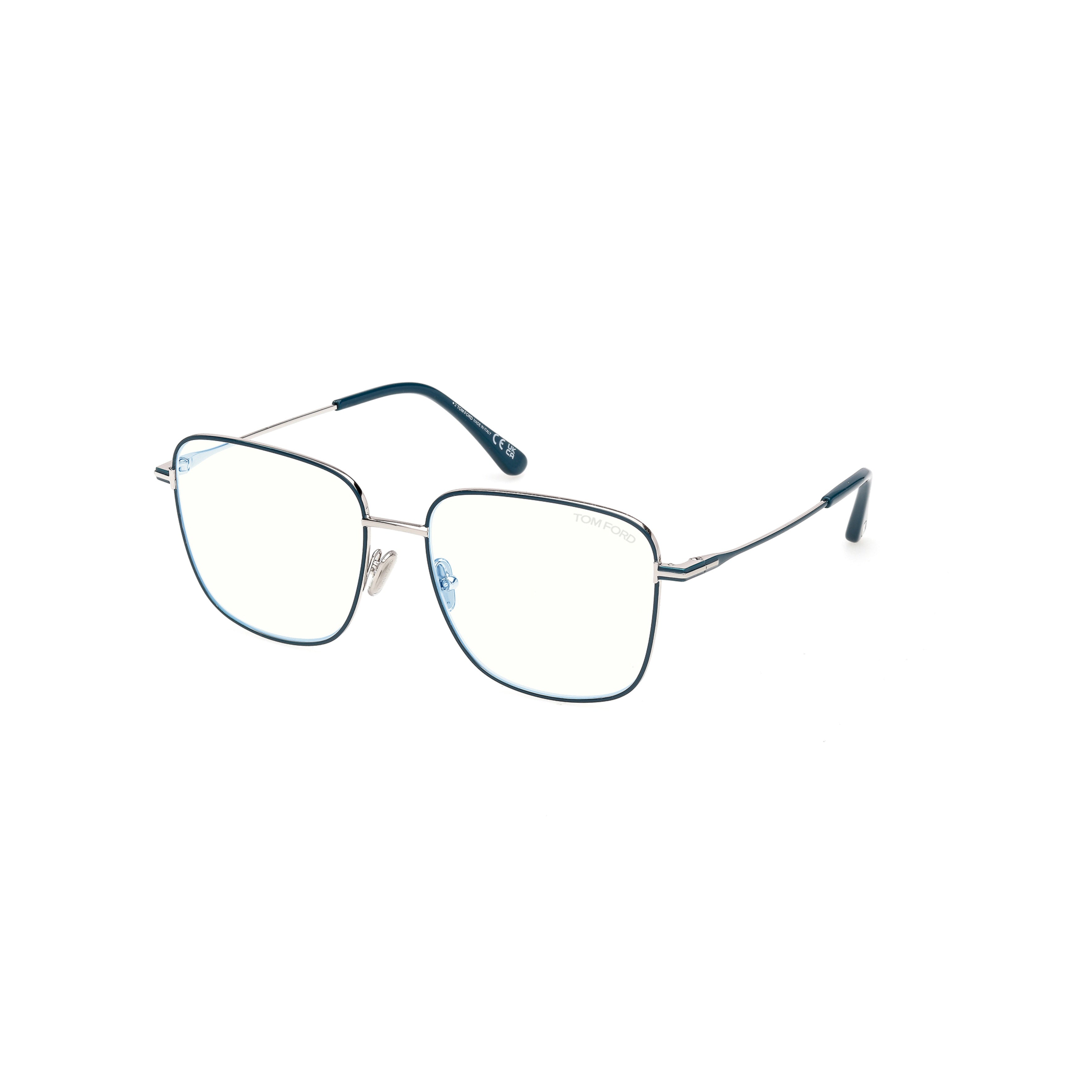 Ft6136-B Silver-toned Metal Eyeglasses