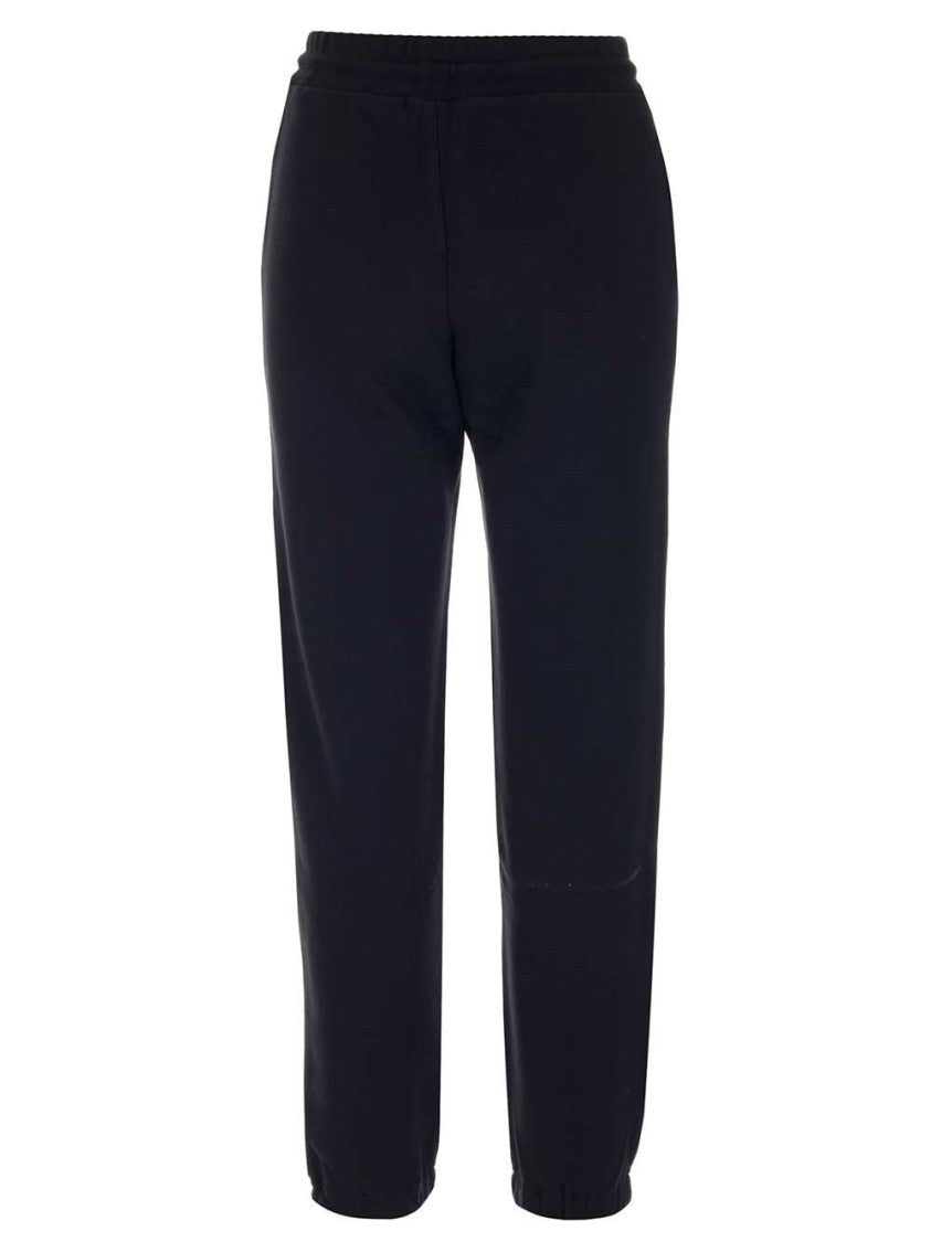 Relaxed Fit Black Jogger Pants With Adjustable Waistband