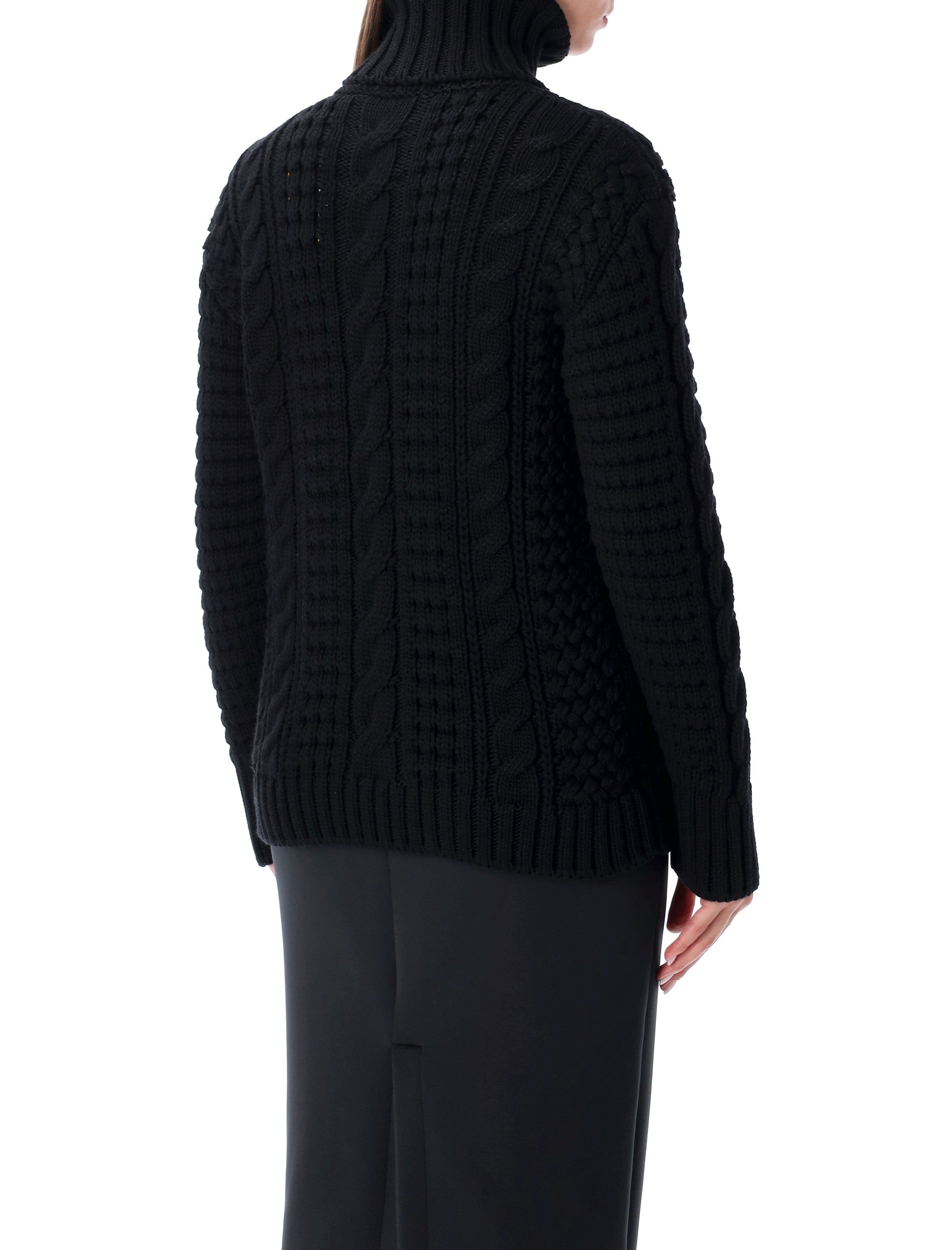 Oversized Wool Turtleneck Jumper