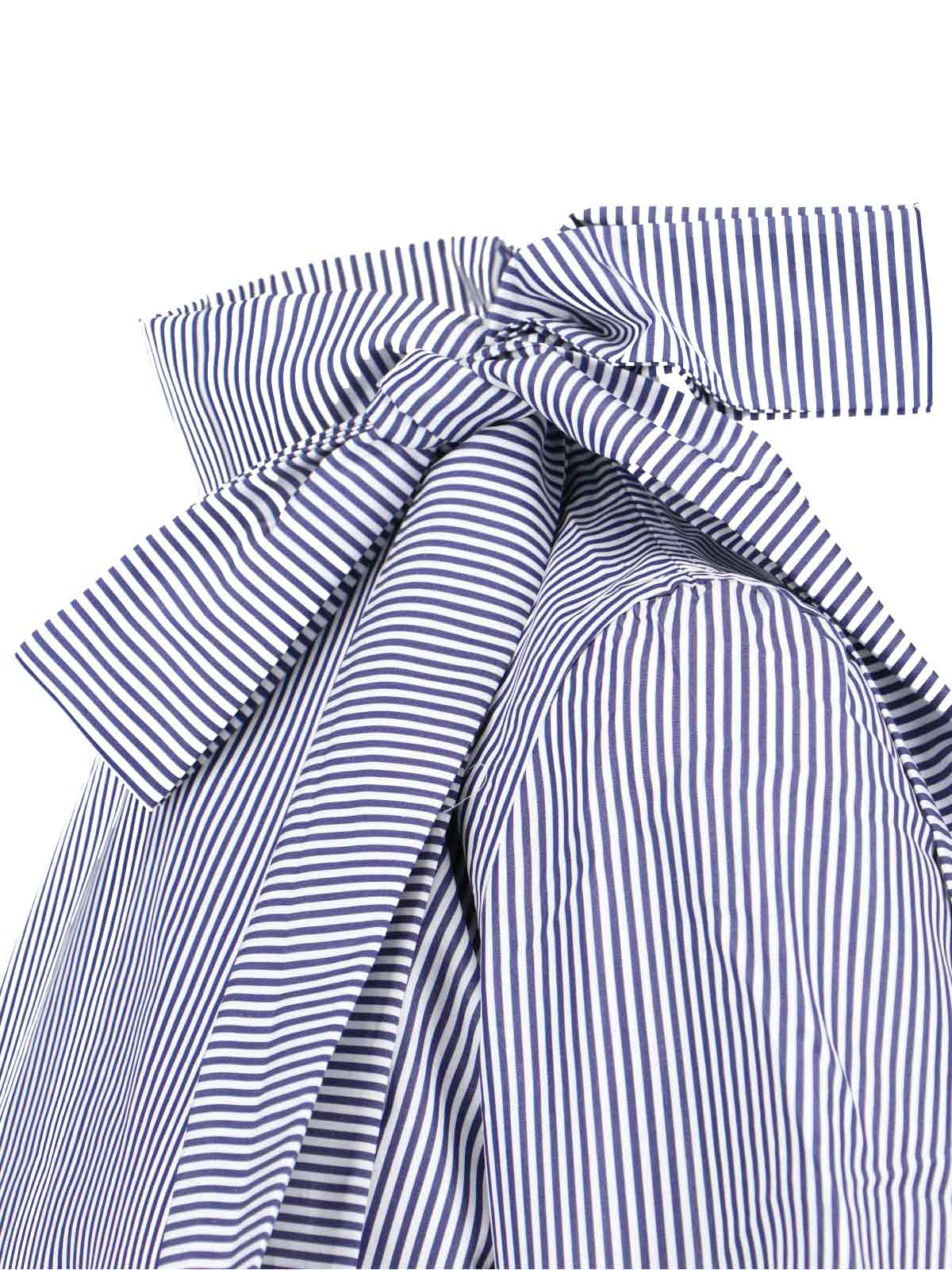 "Lindsay" Blouse – Blue/White