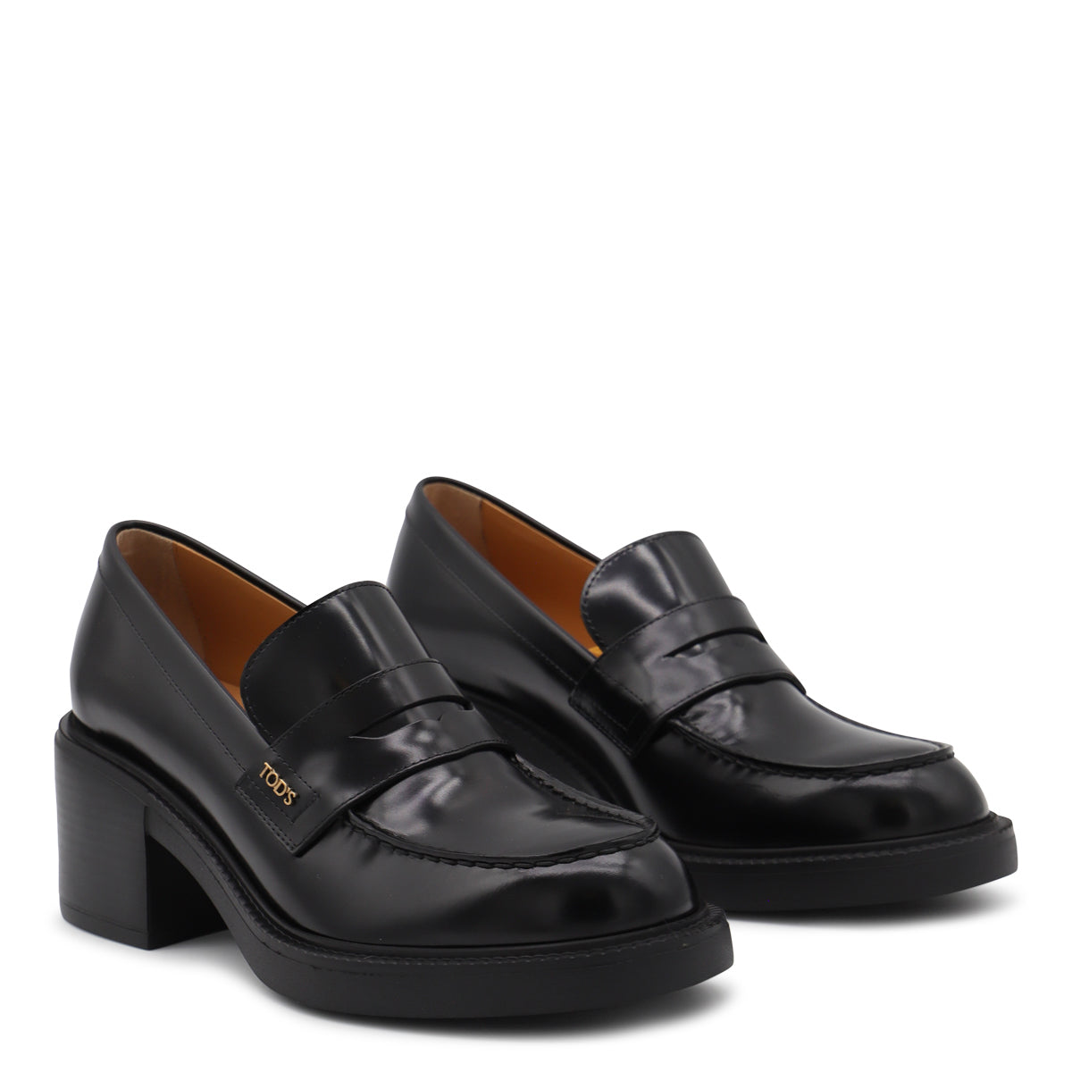 Black Leather Loafers