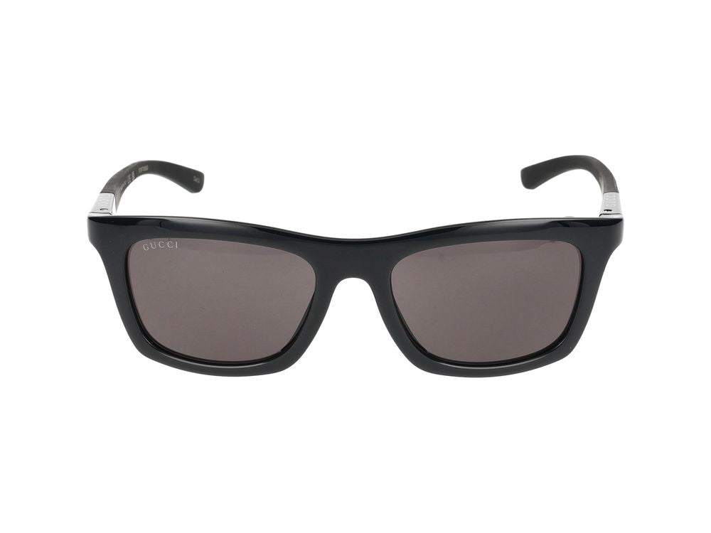Okulary przeciwsłoneczne Gucci GG1735S 001 czarne czarne szare 54/18/135