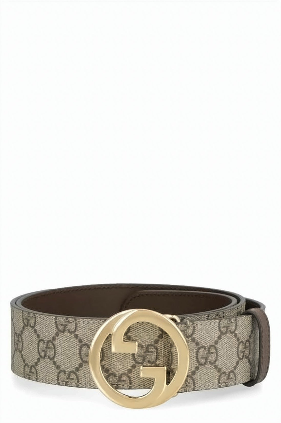 Canvas Strap Belt with Monogram Pattern