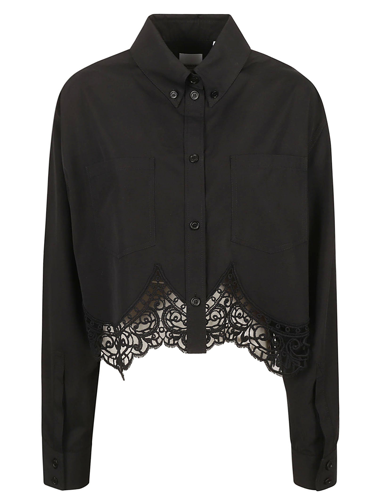 Tailored Black Cotton Shirt