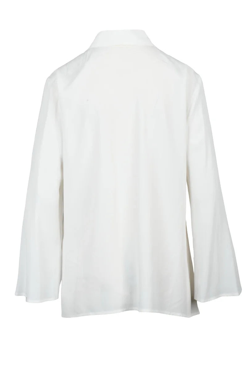 Acetate Silk Shirt - White
