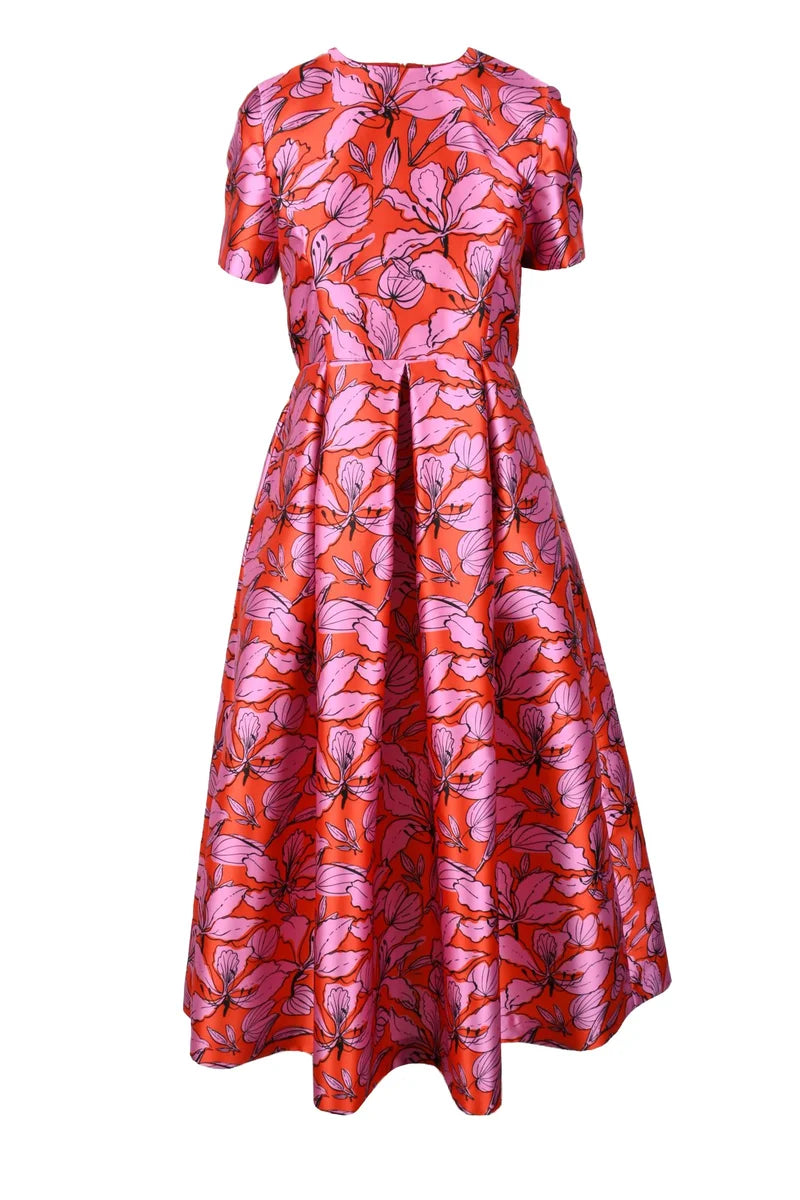 Long Dress with Pockets - Multicolor