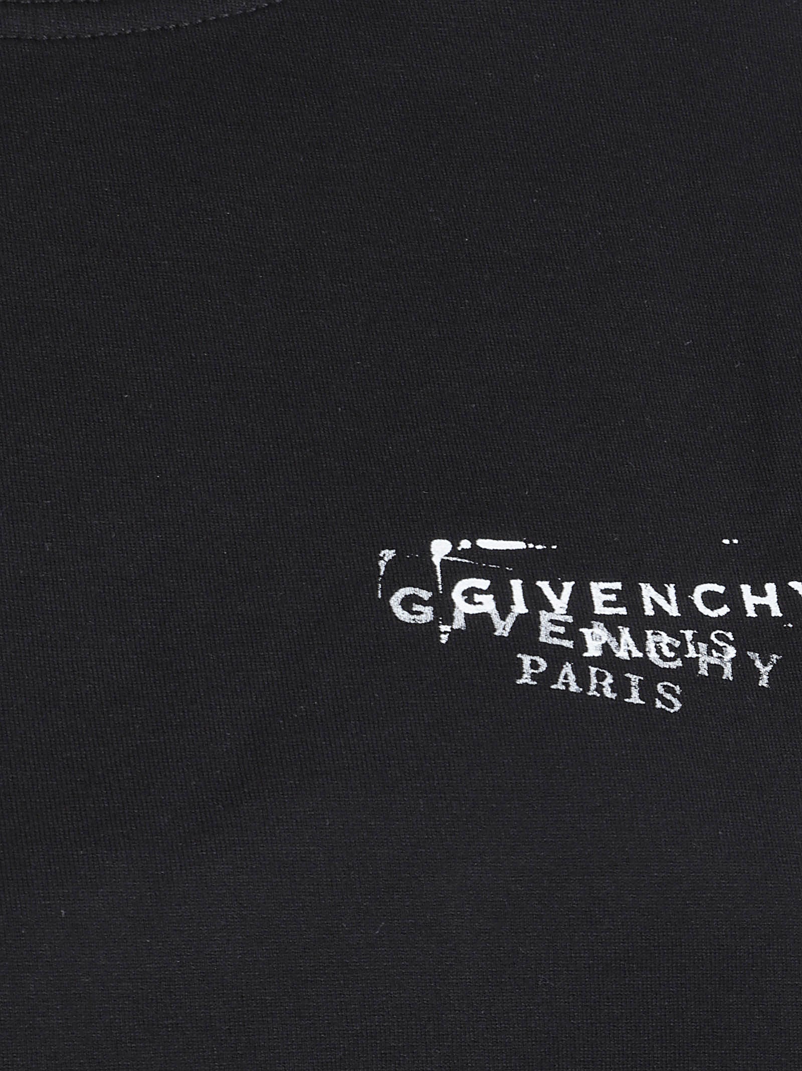 Relaxed Fit Black Cotton Crewneck T-Shirt