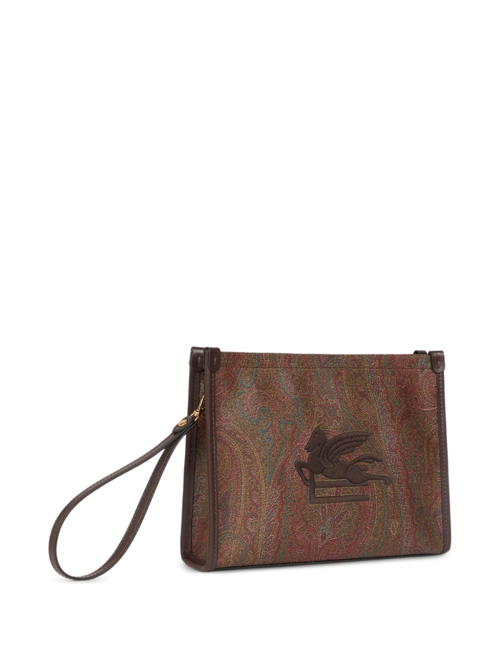 Paisley Jacquard Clutch