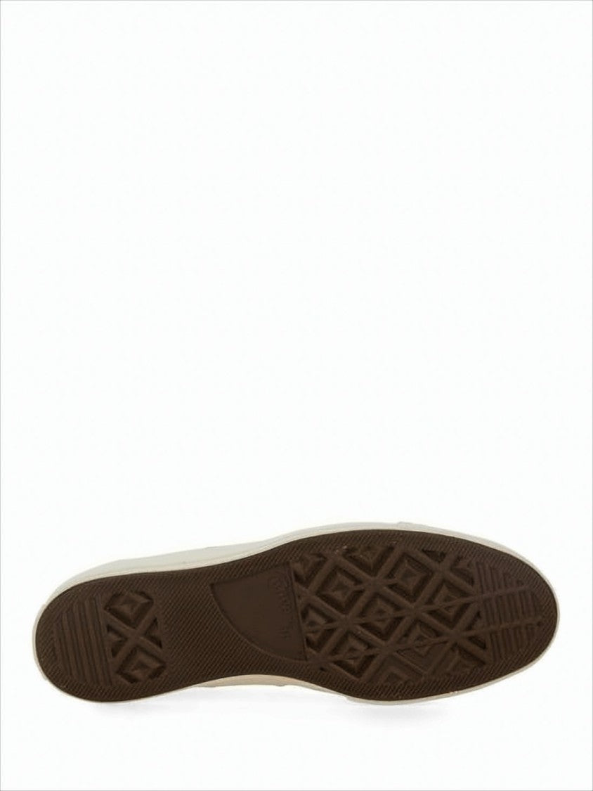Cotton Canvas Low-Top Sneakers with Iconic Heart Graphic