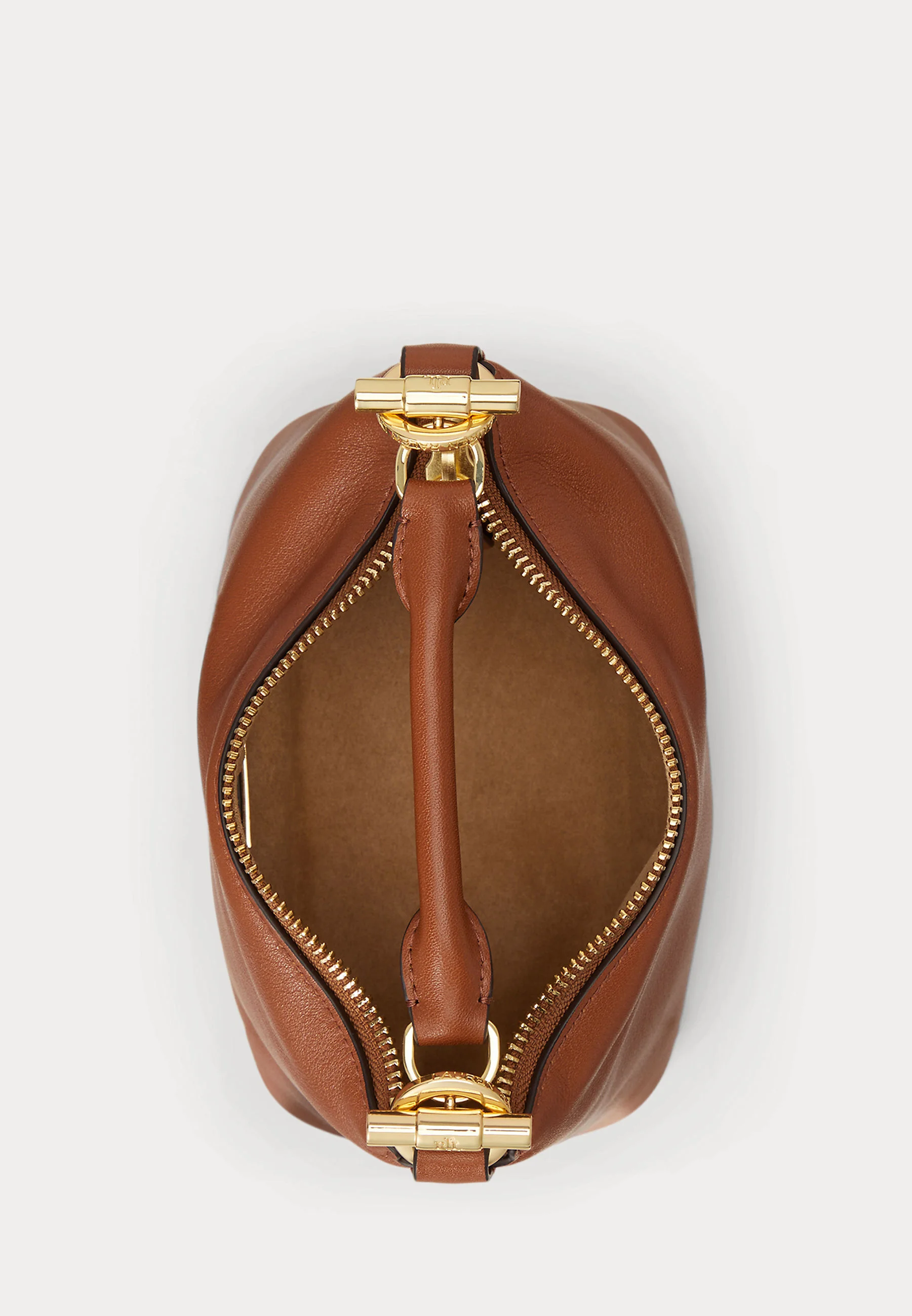 Structured Handbag in Rich Brown Leather
