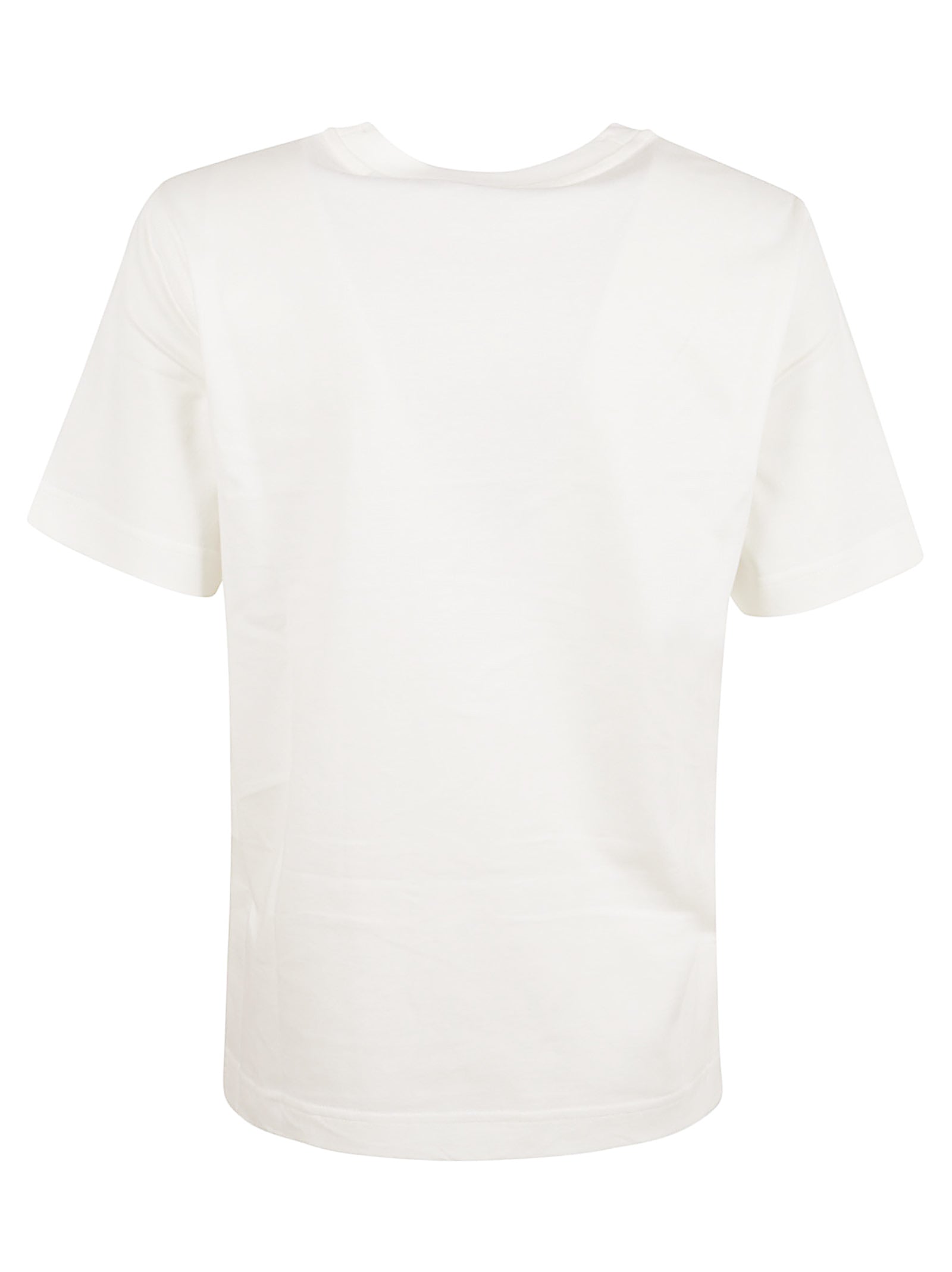 Classic Cotton T-Shirt with Contrasting Logo
