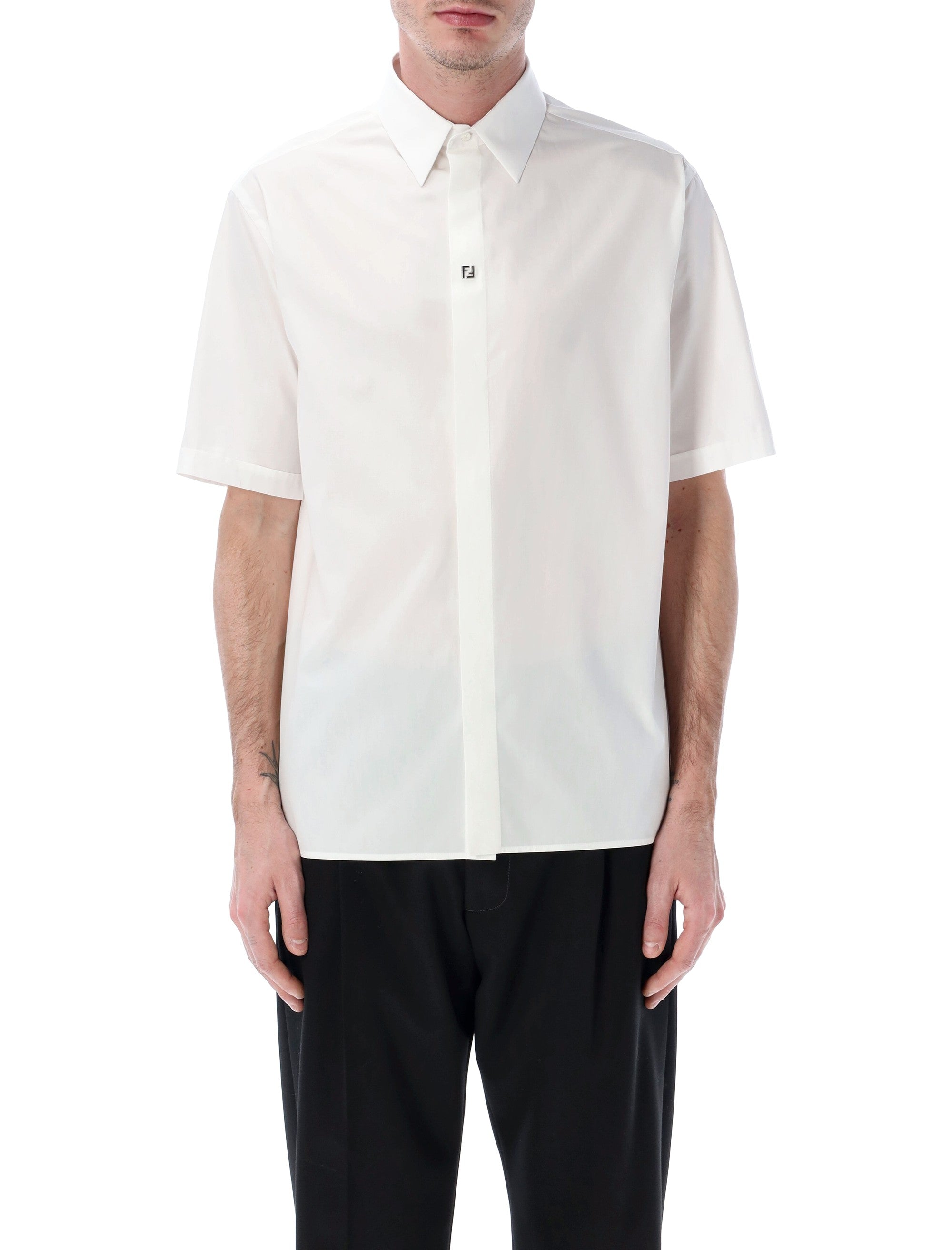 Logo-Appliqué Short Sleeve Shirt
