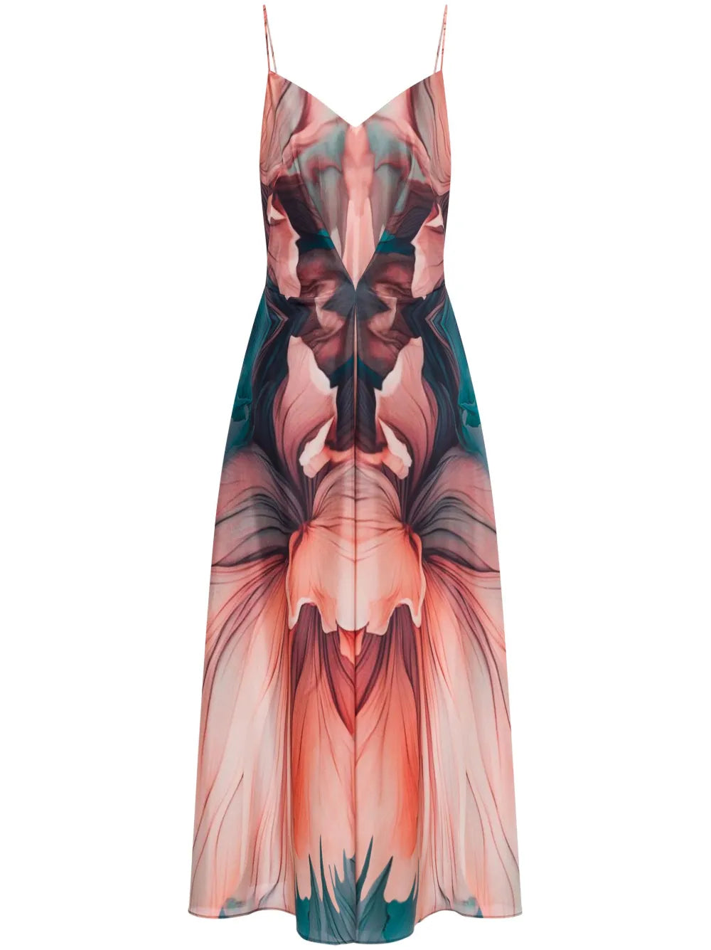 Refined Flowing Dress with Draping