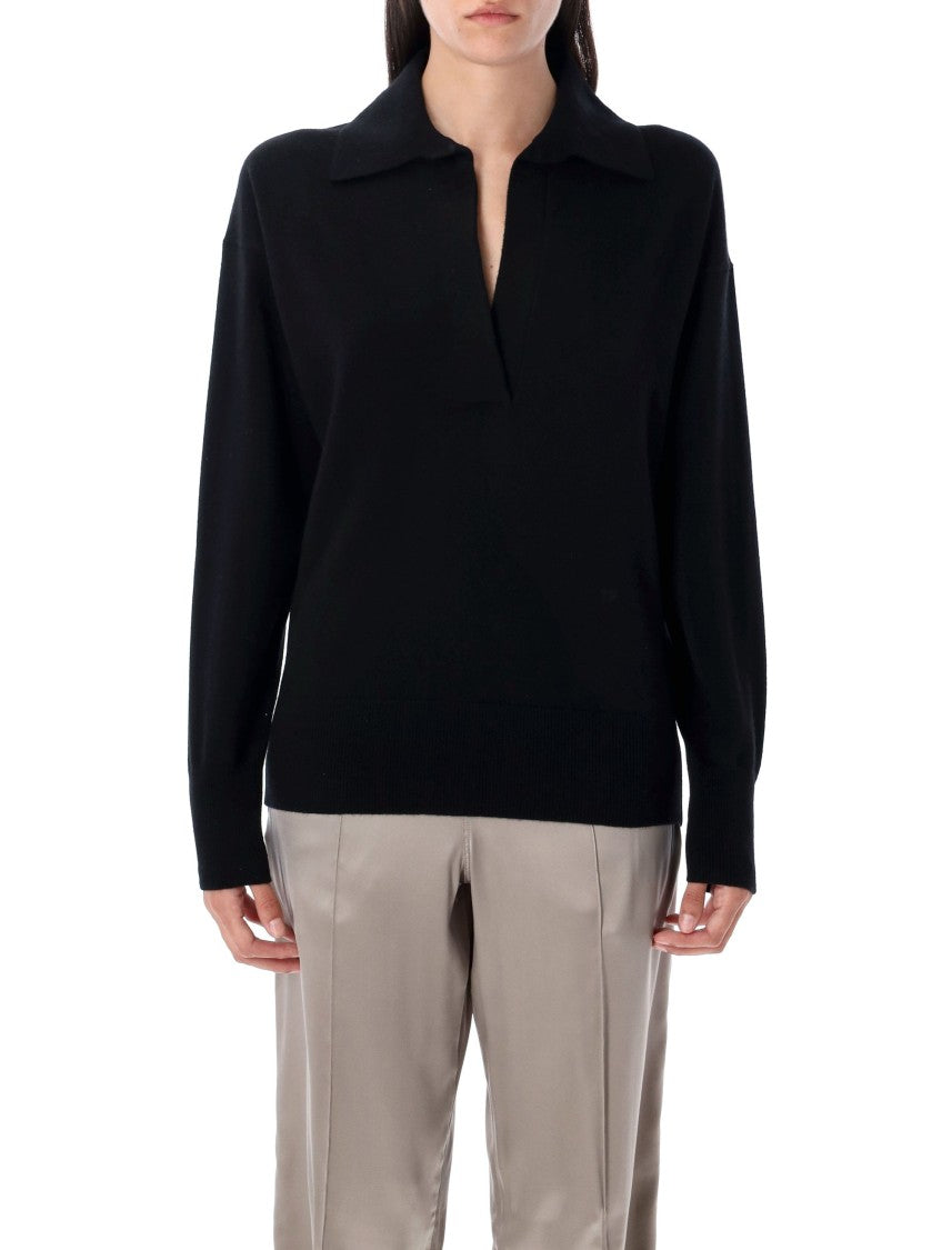 Cashmere Polo Sweater