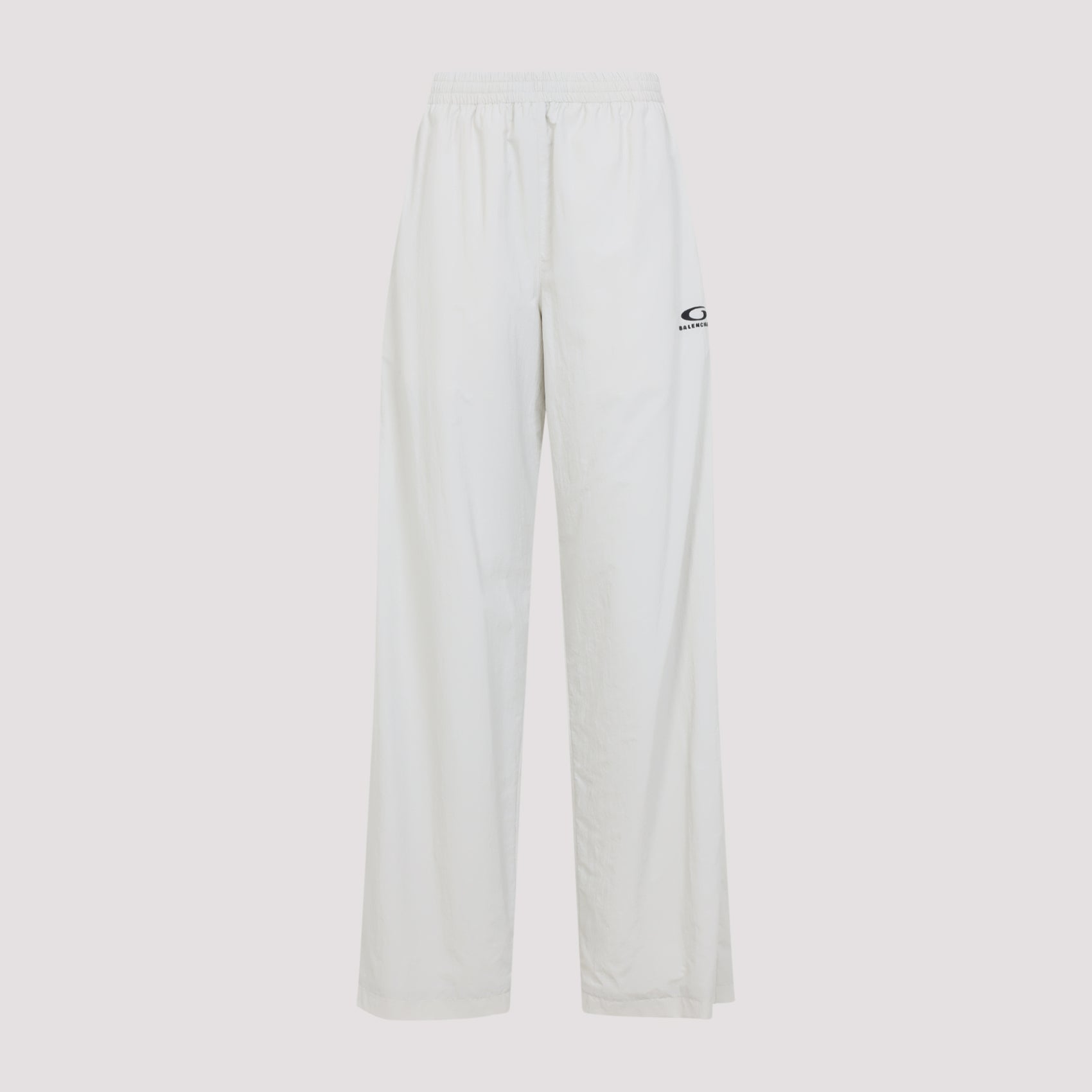 Relaxed Straight-Leg Pants with Elastic Waistband