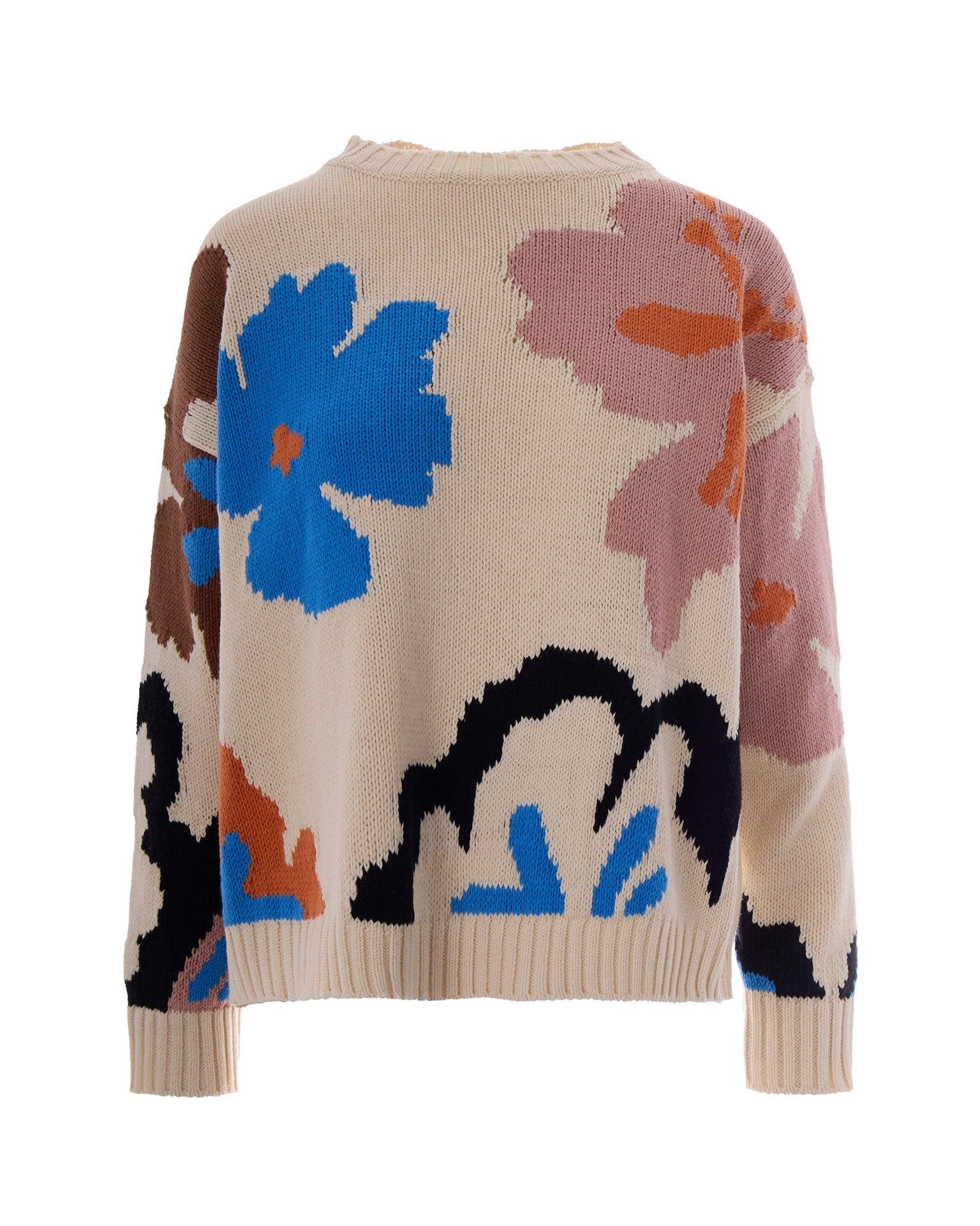 Multicolor Floral Crew-neck