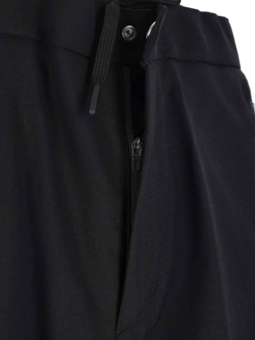 Wool Track Pants – Black