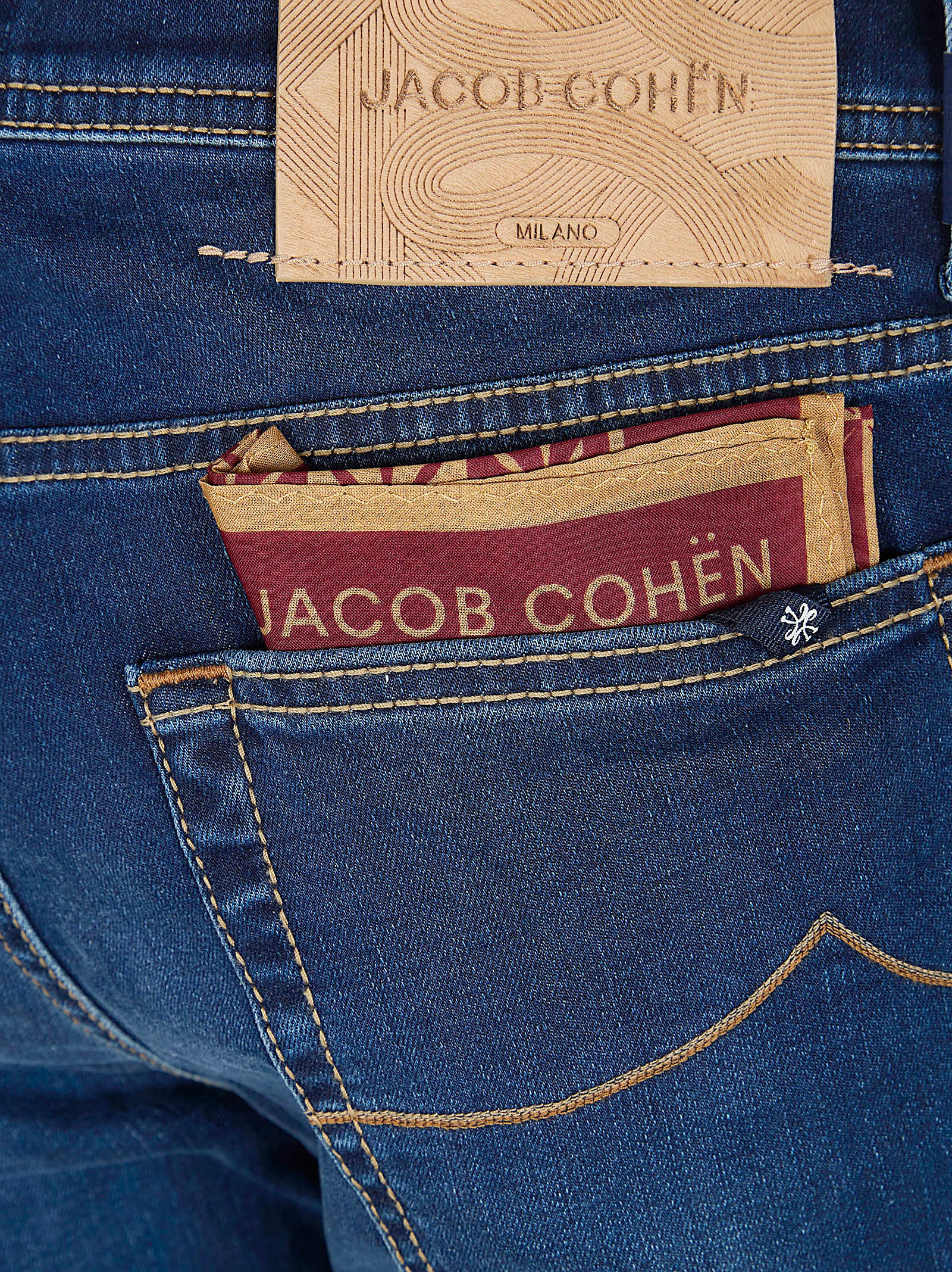 Premium Cotton Blend Tailored Fit Jeans