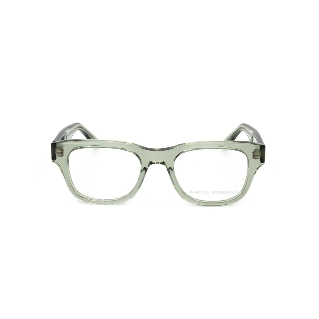 Bp5293 490ab Translucent Rectangular Eyeglasses with Thick Temples