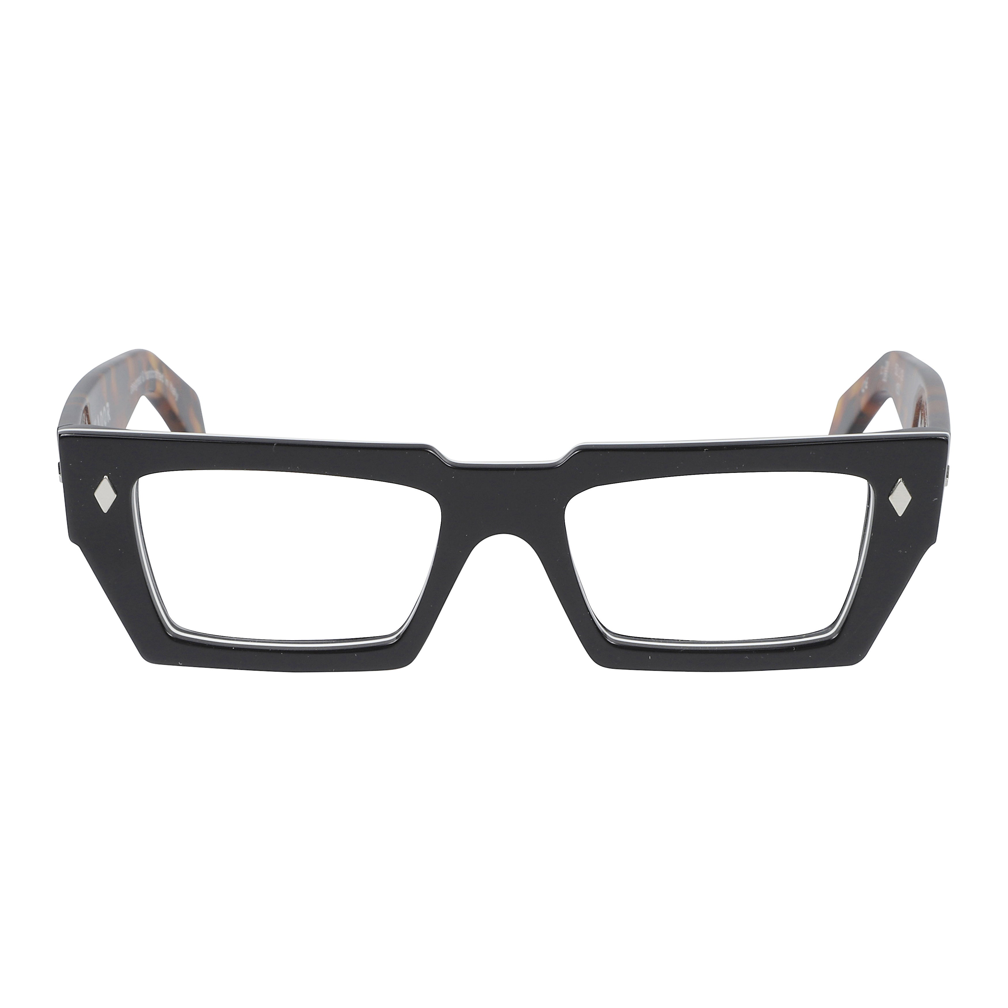 Disko Rectangular Frame Sunglasses with Tortoiseshell Arms