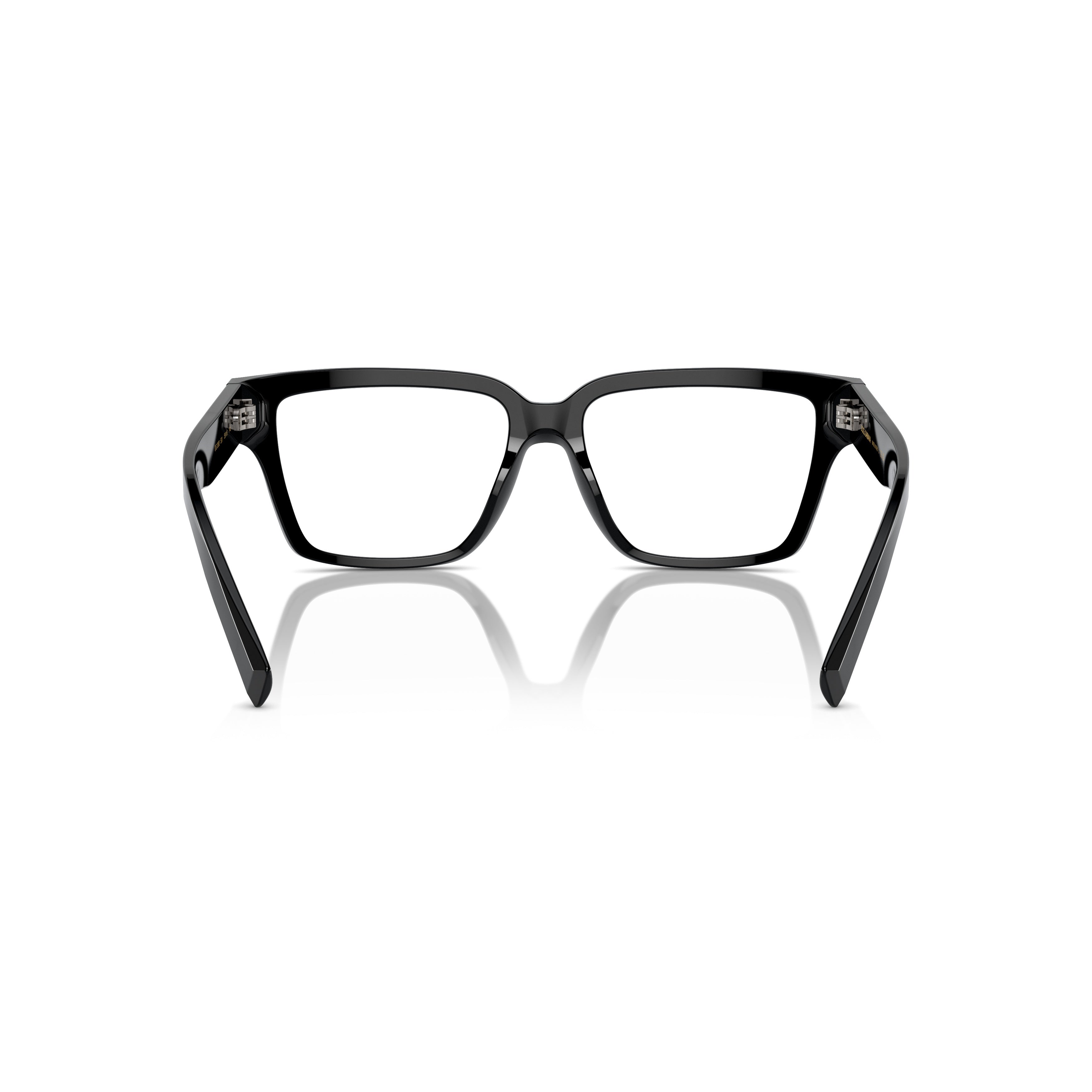 0dg3383 Rectangular Black Acetate Sunglasses
