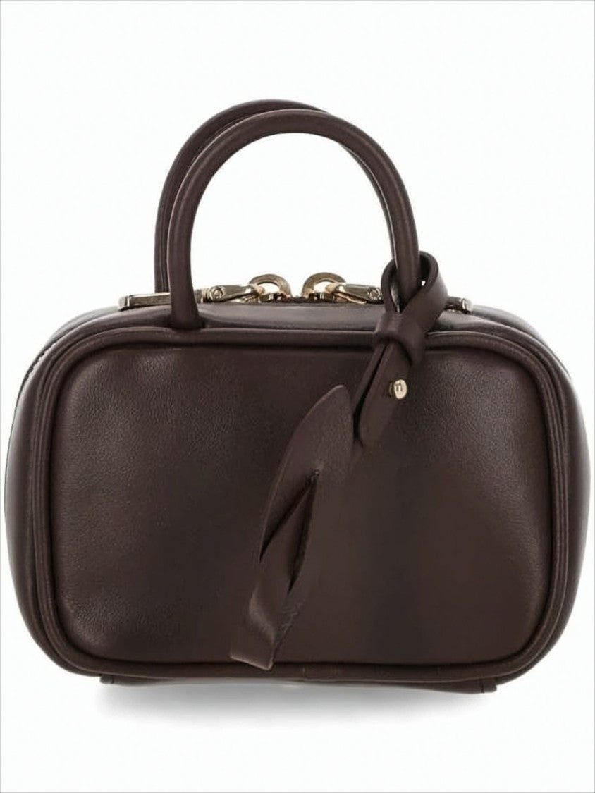 Rectangular Calf Leather Tote Bag