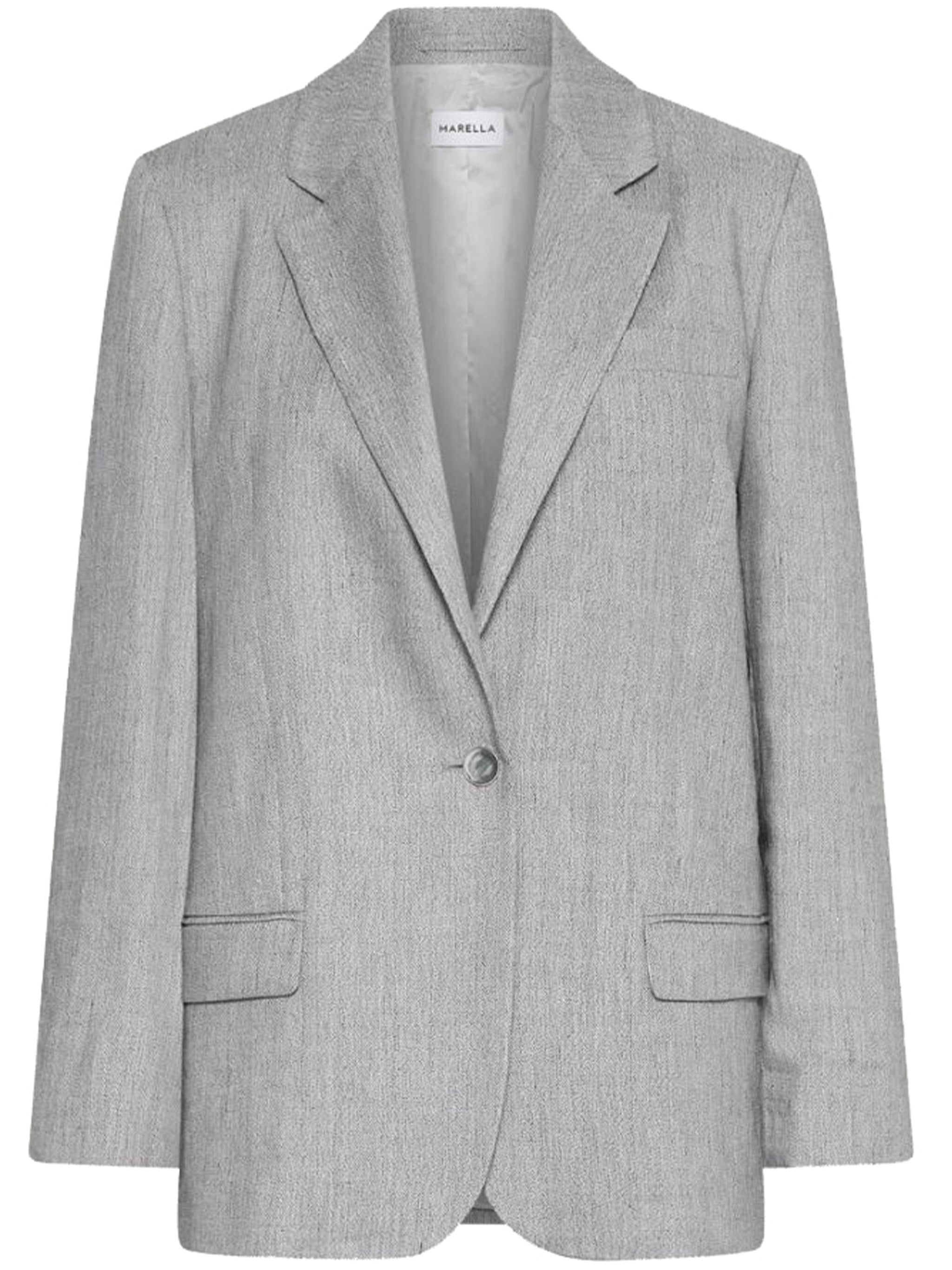 Grey Mlluggioso Tailored Grey Textured Blazer